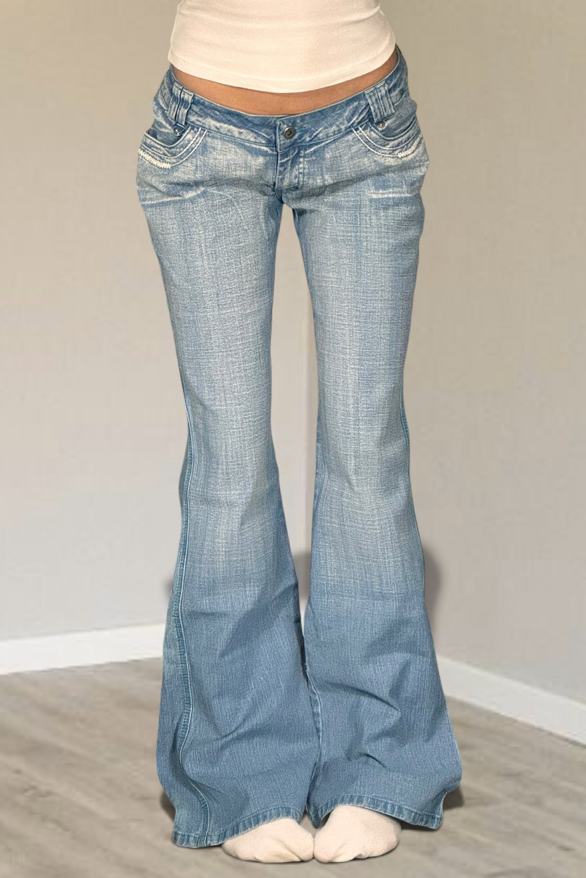Lågmidjade jeans stl: S