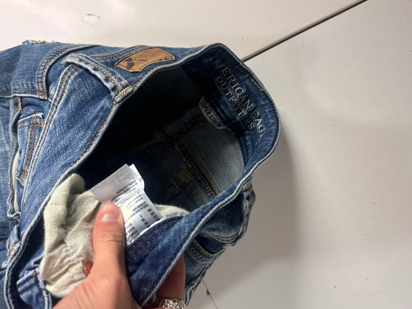 Lågmidjade jeans stl: XXS
