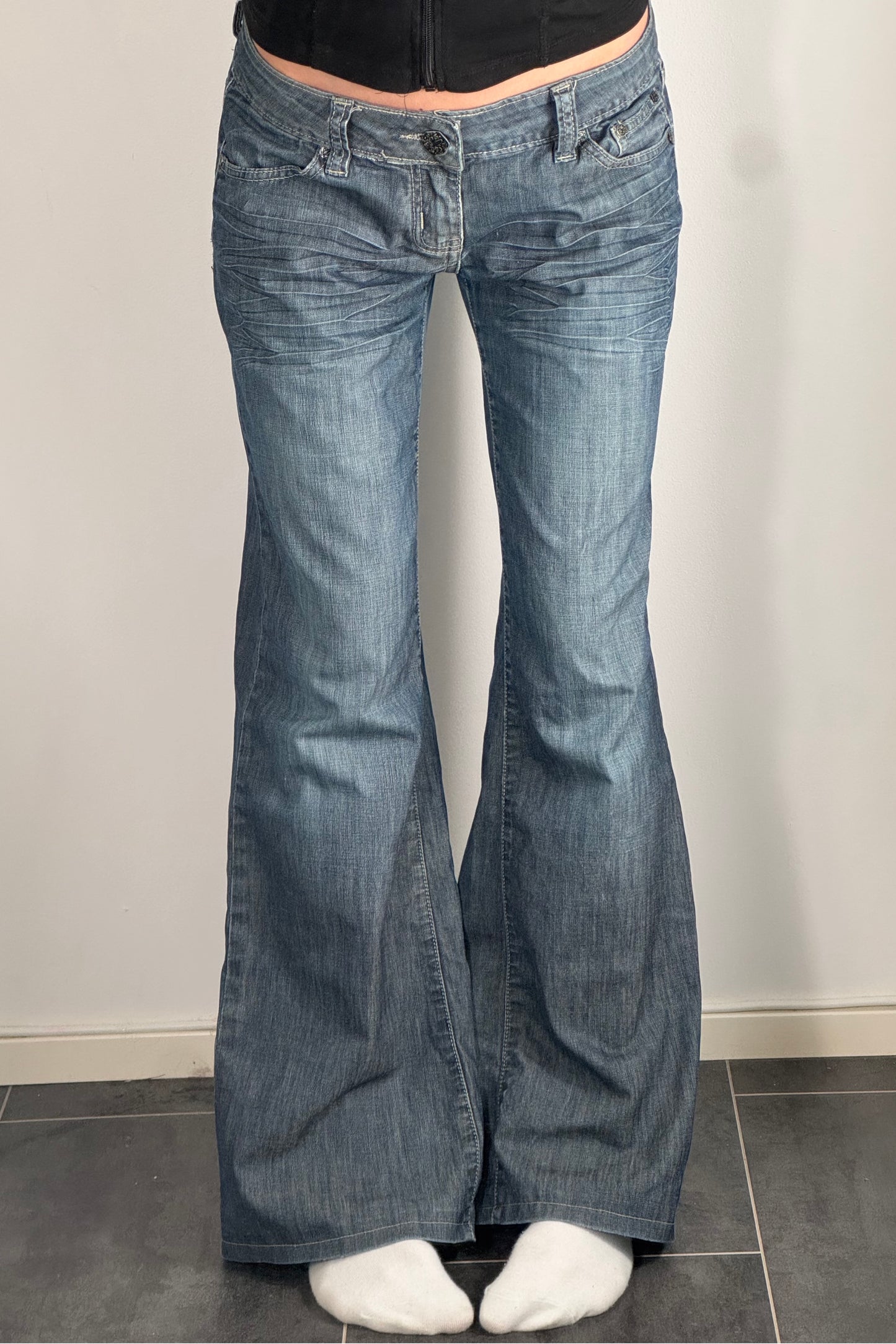 Lågmidjade jeans stl: S