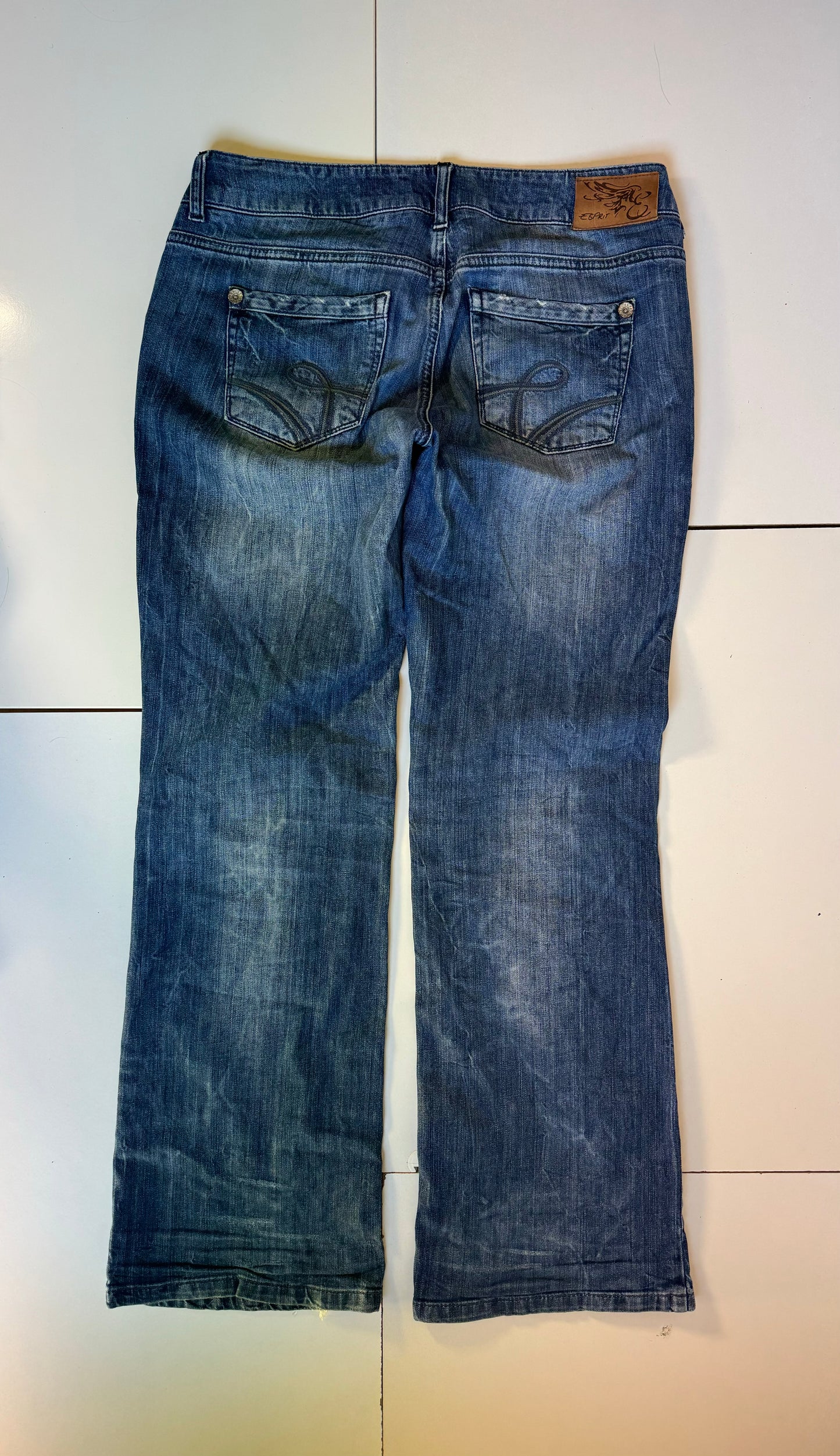 Lågmidjade jeans–stl: L