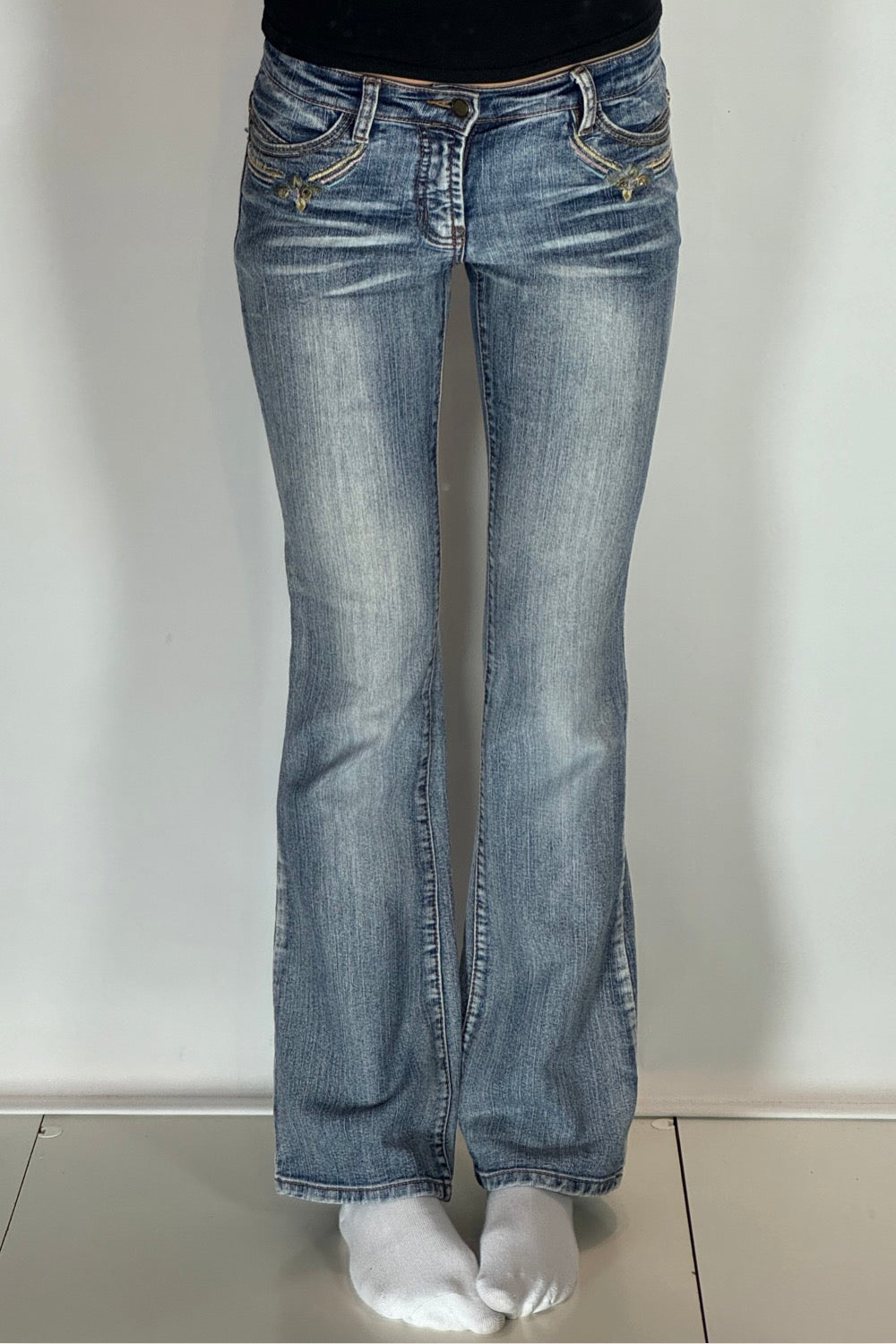 Lågmidjade jeans stl: XS