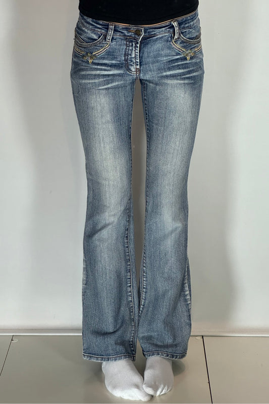 Lågmidjade jeans stl: XS