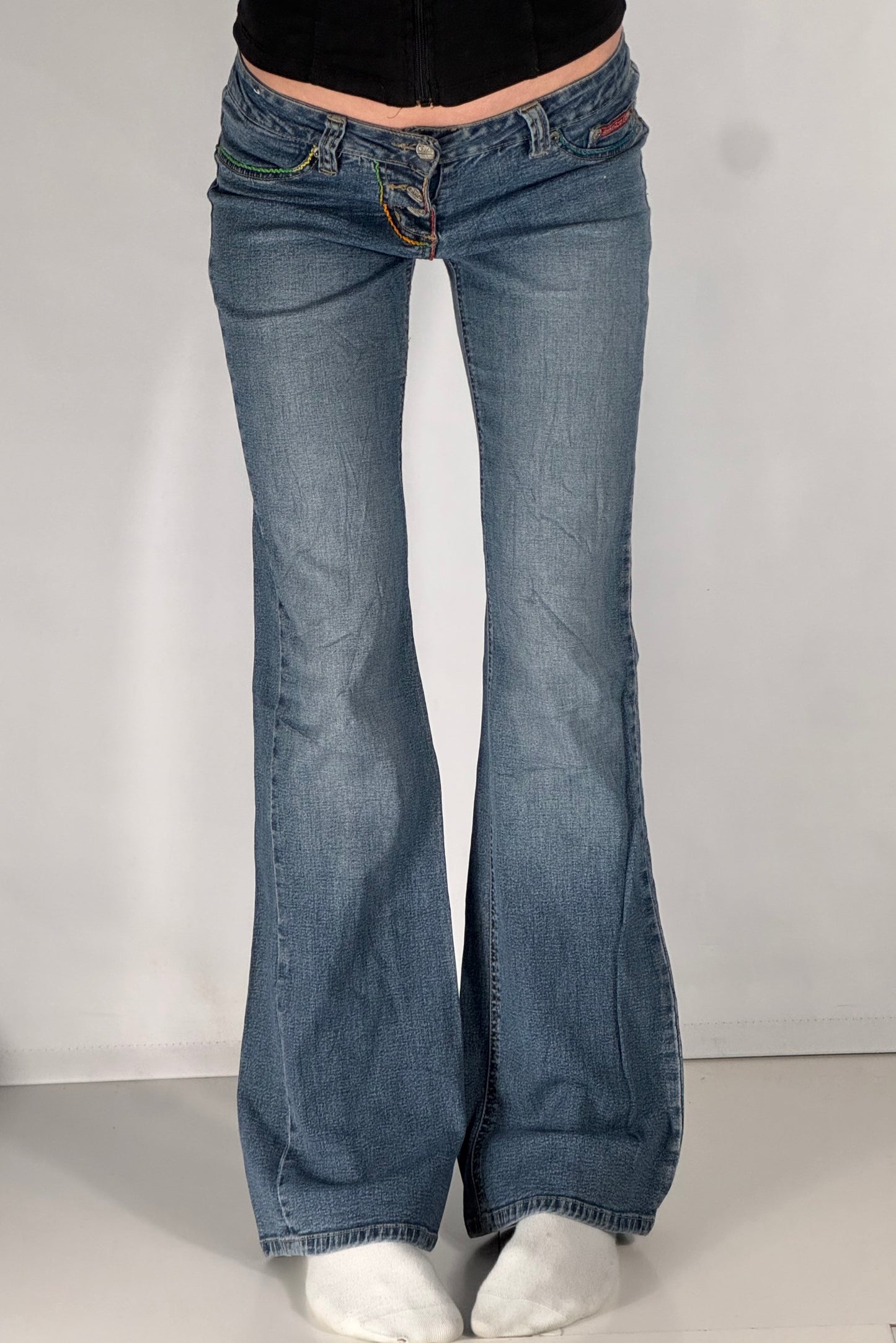 Lågmidjade jeans stl: XS