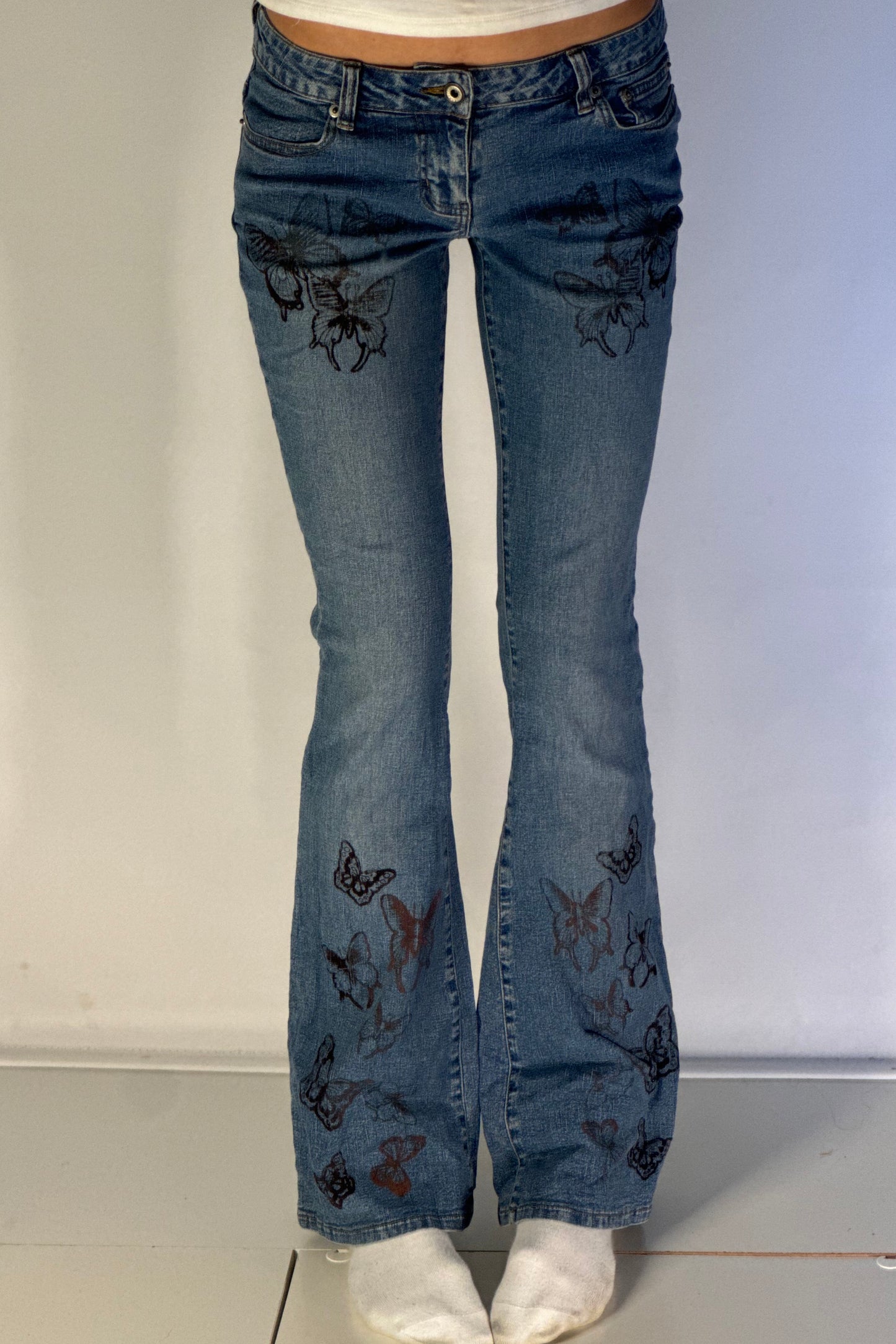 Lågmidjade jeans stl: XXS