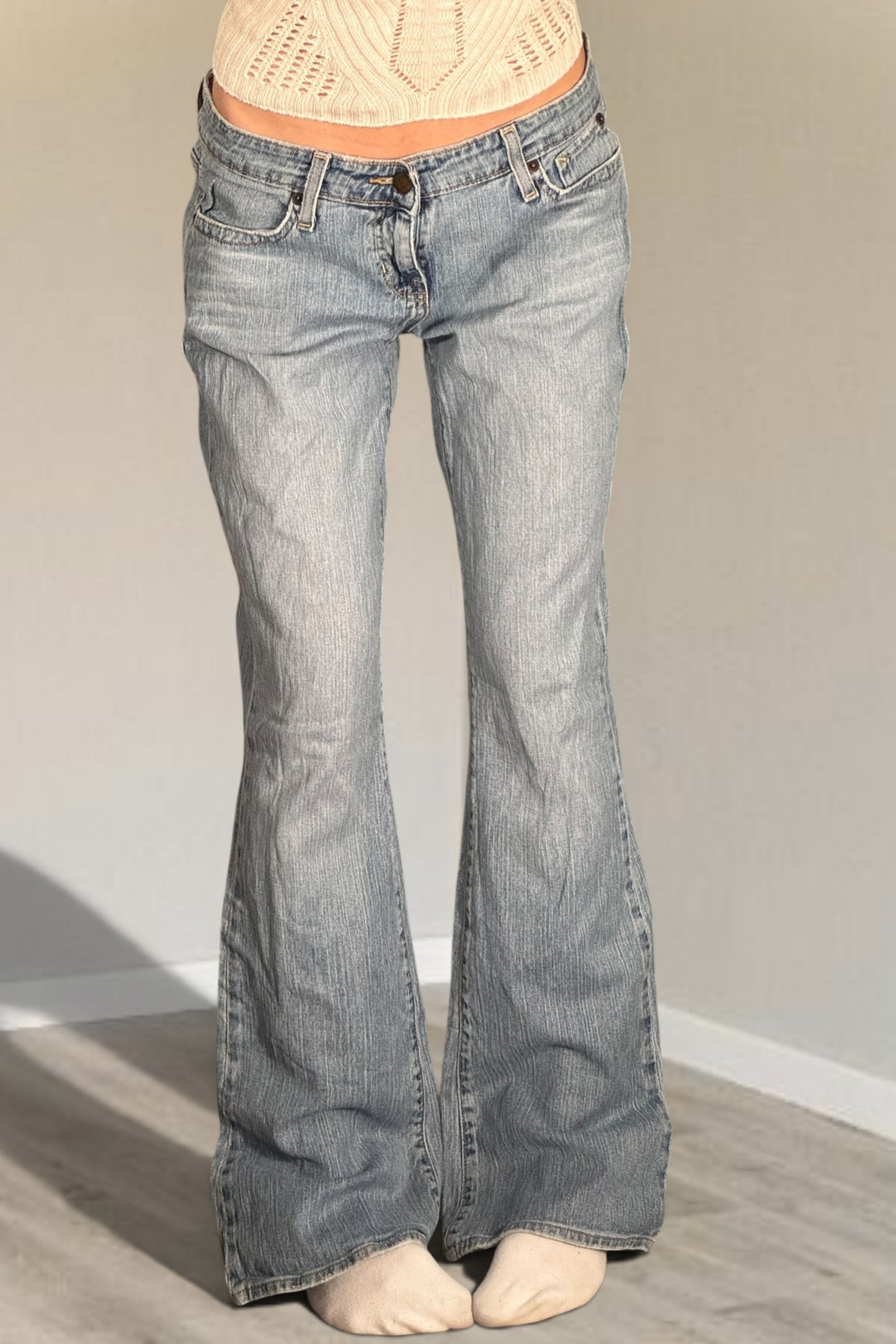 Lågmidjade jeans stl: S/M