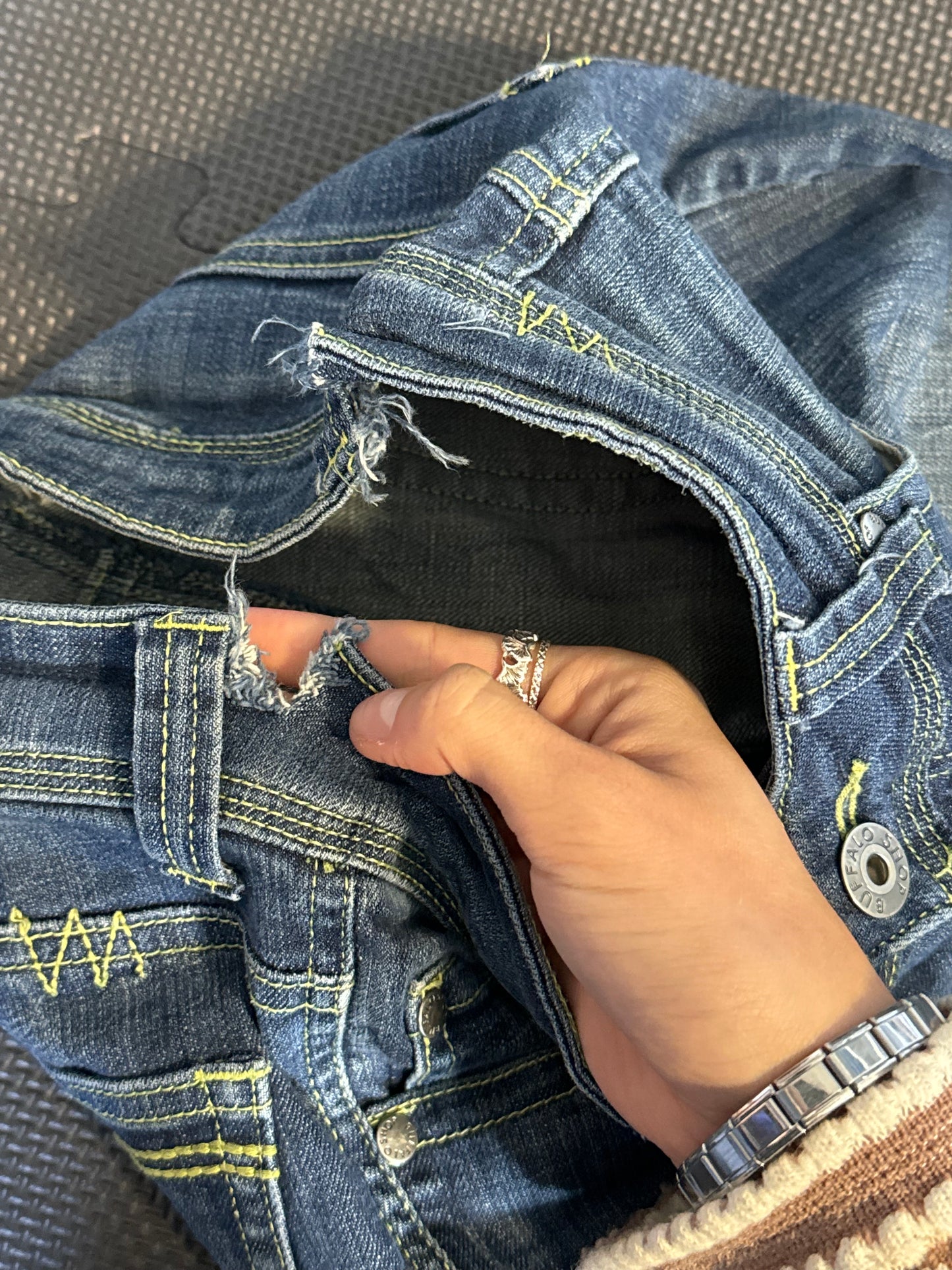 Lågmidjade jeans stl: XS