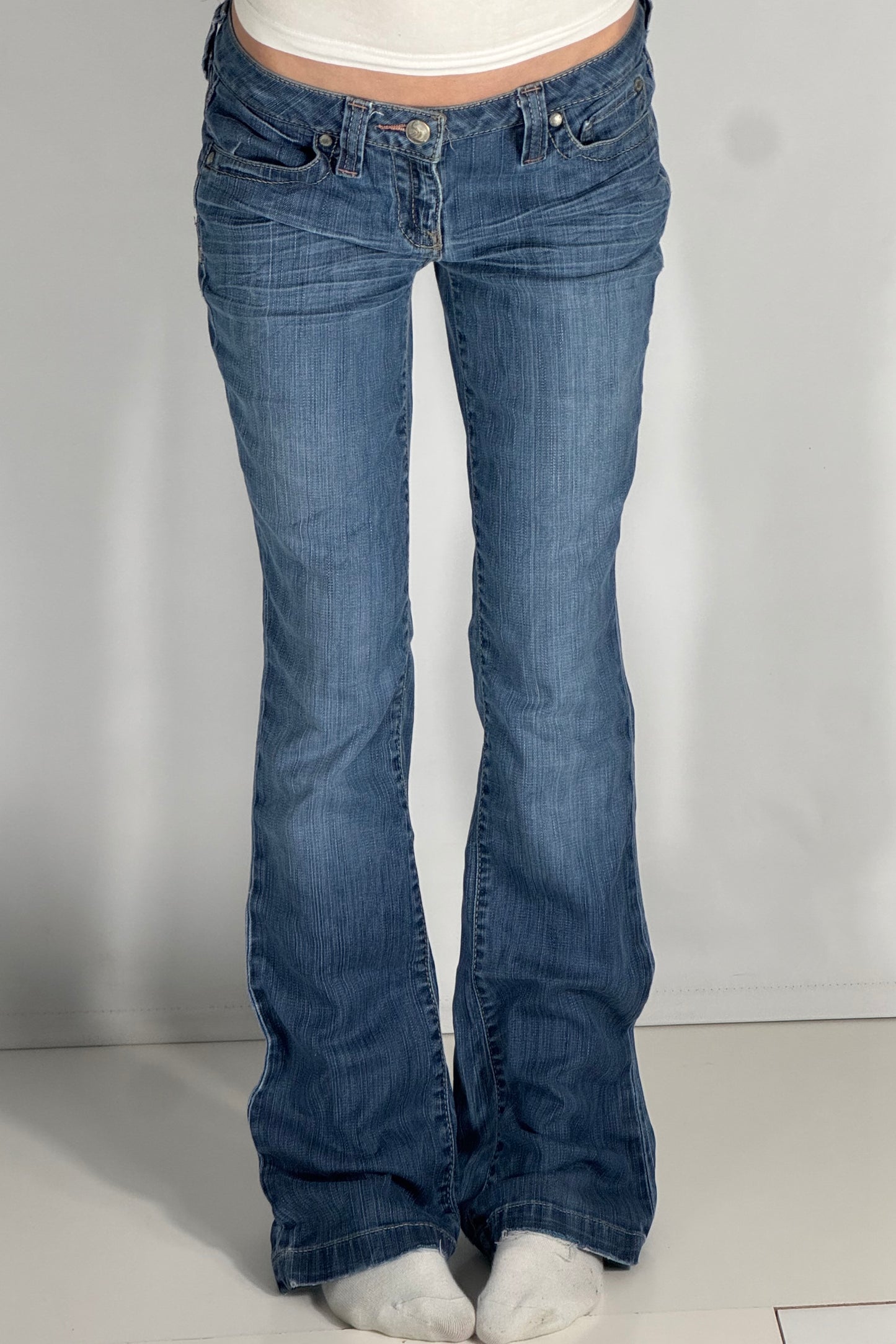 Lågmidjade jeans stl: S