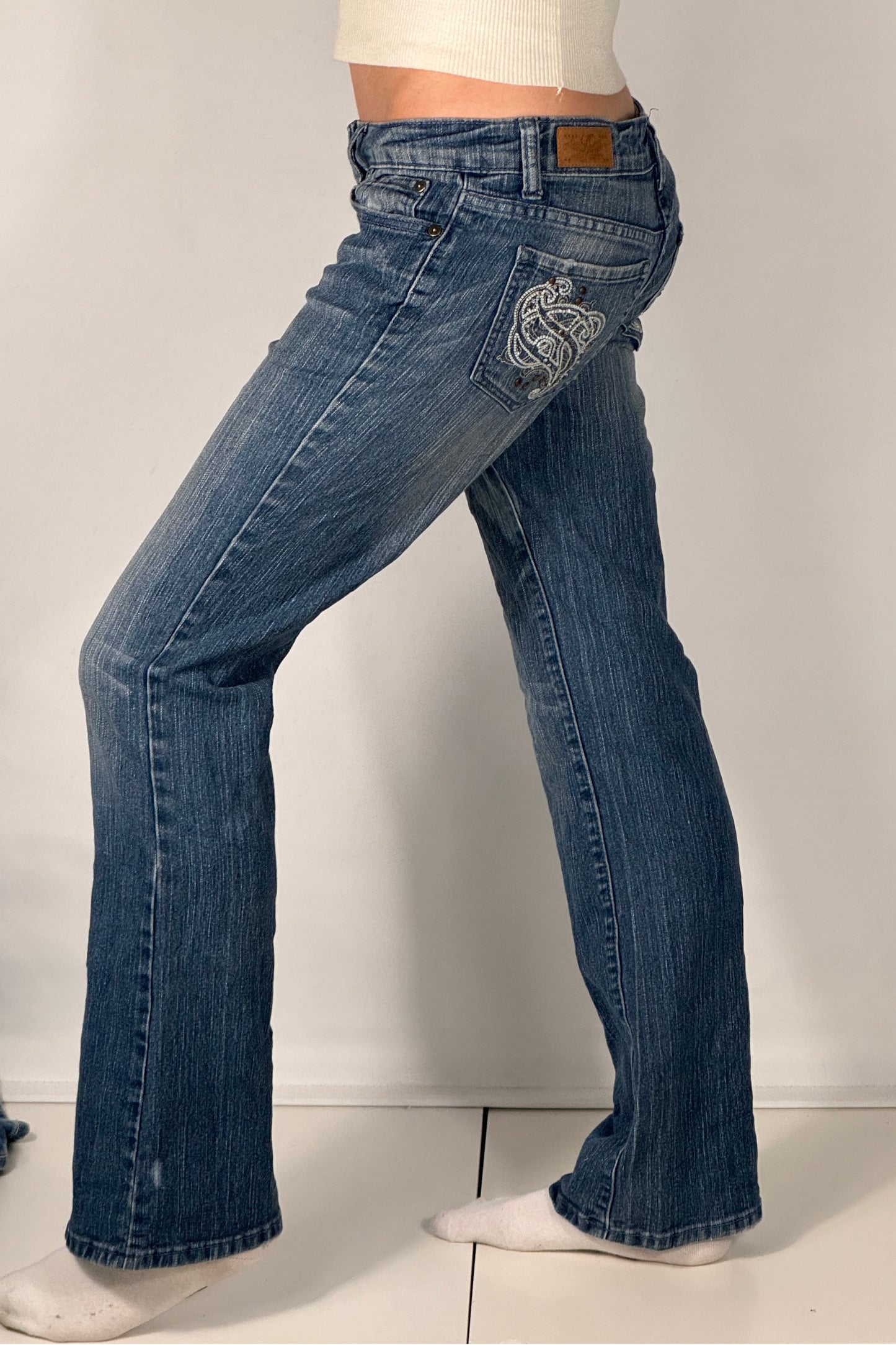 Lågmidjade jeans stl: S