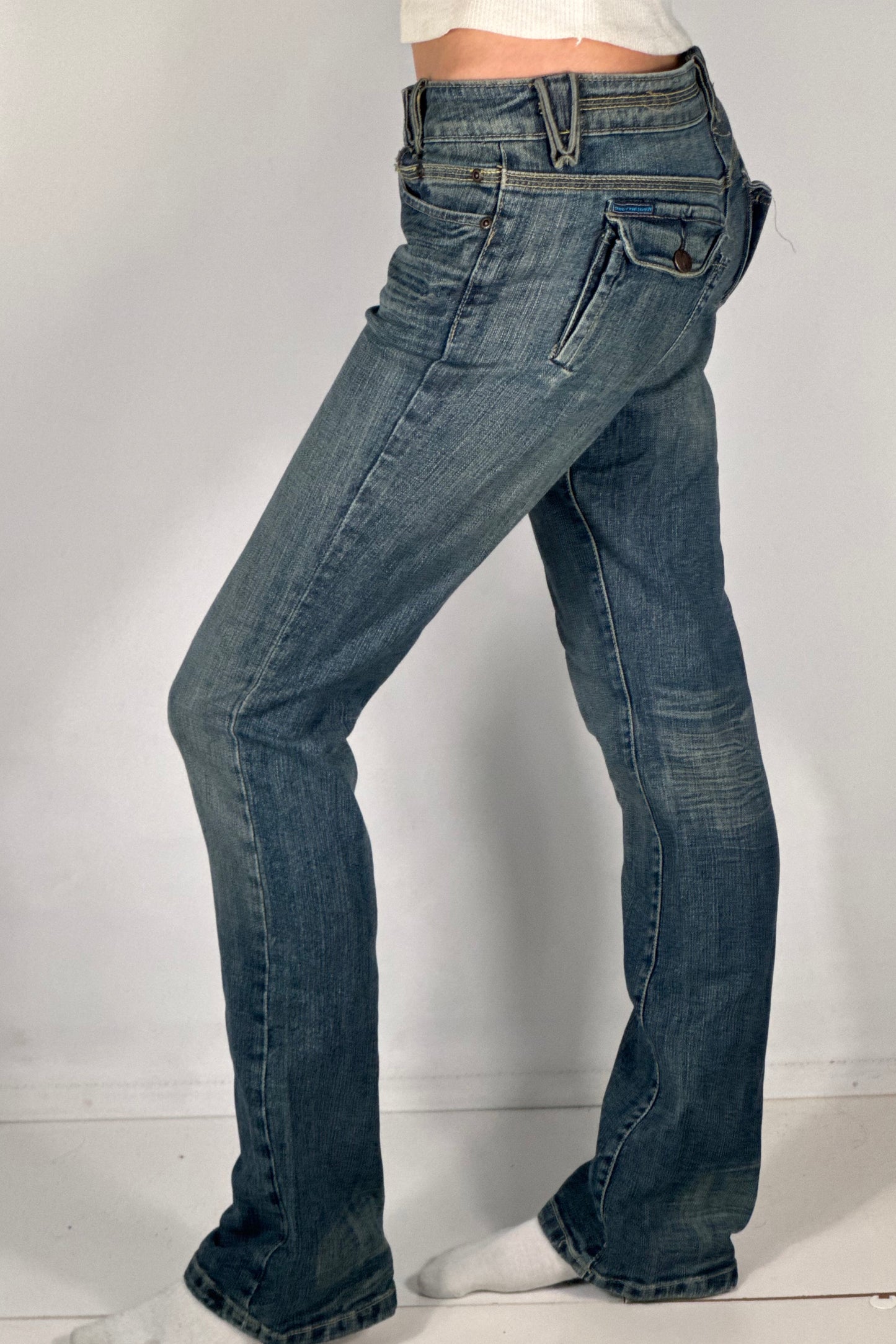 Lågmidjade jeans stl: S