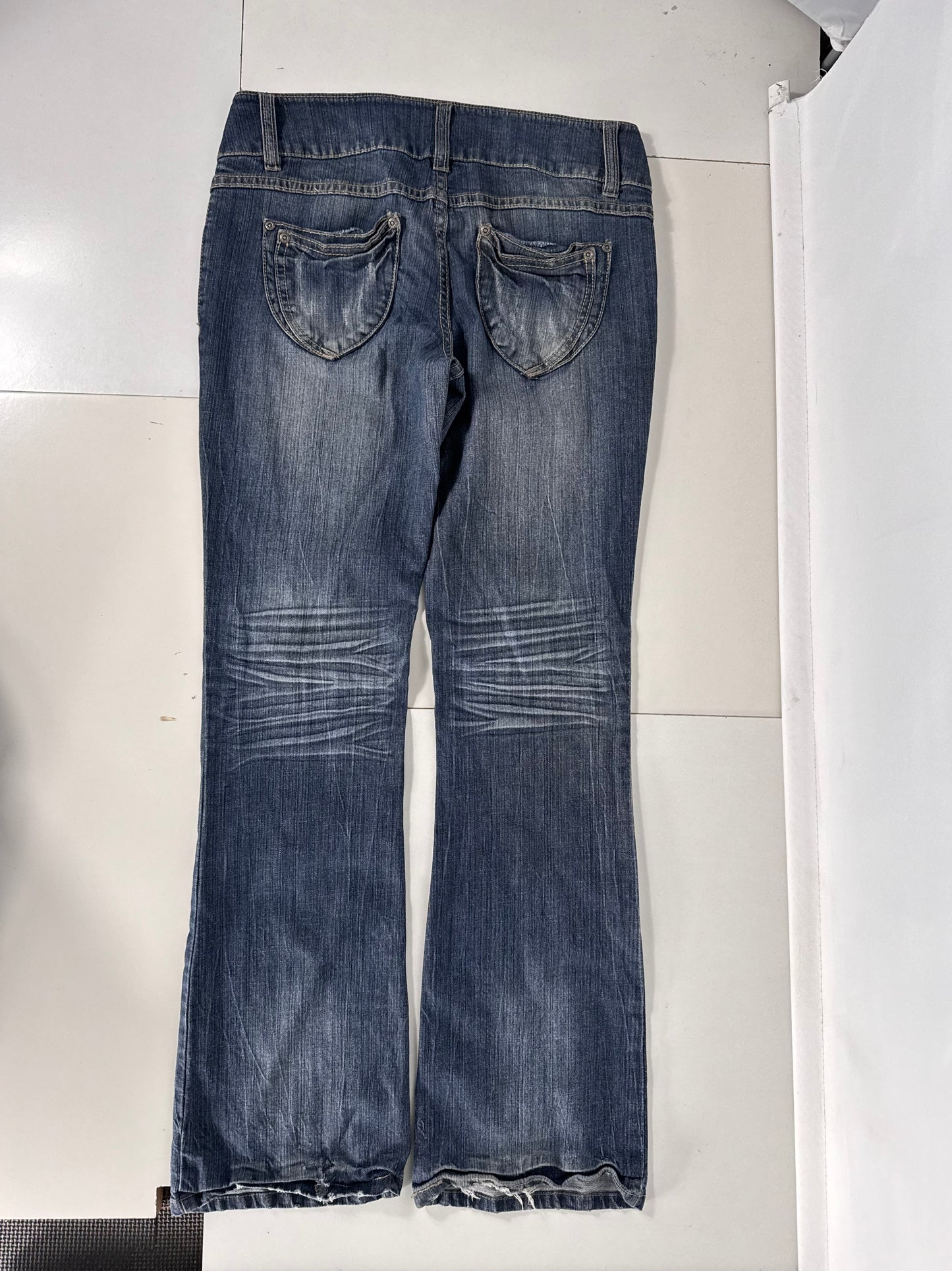 Lavtaljede jeans str: M