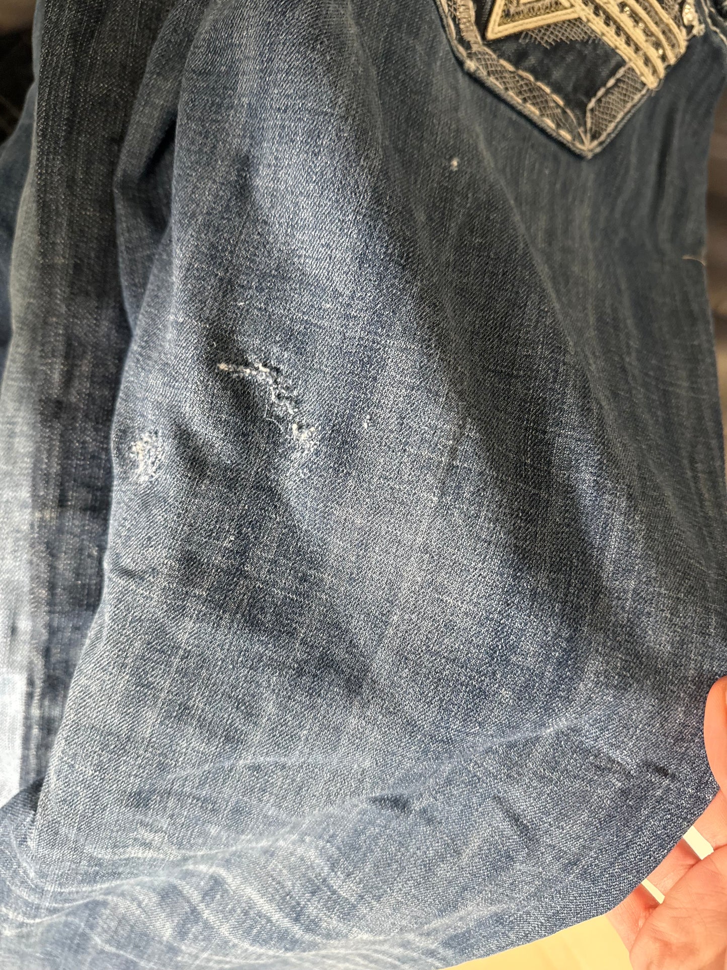 Lågmidjade jeans stl: M