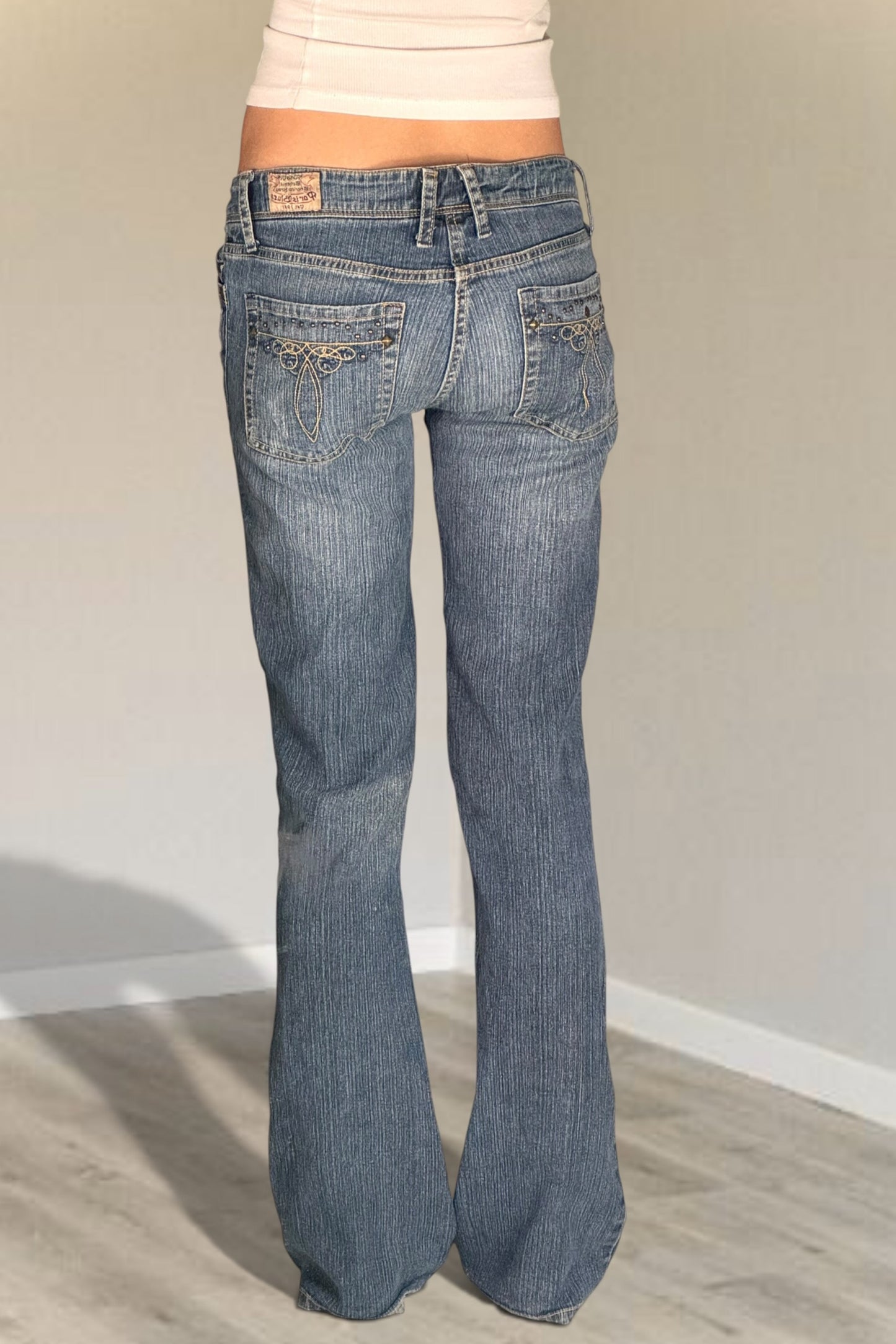 Lågmidjade jeans stl: S