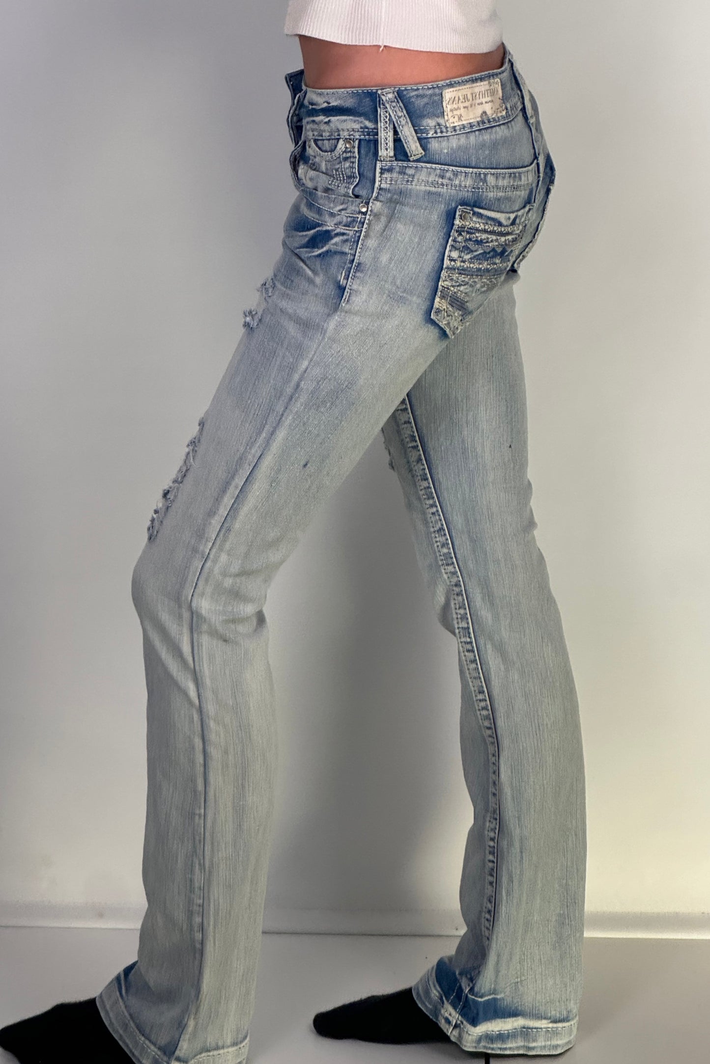 Lågmidjade jeans stl: XS