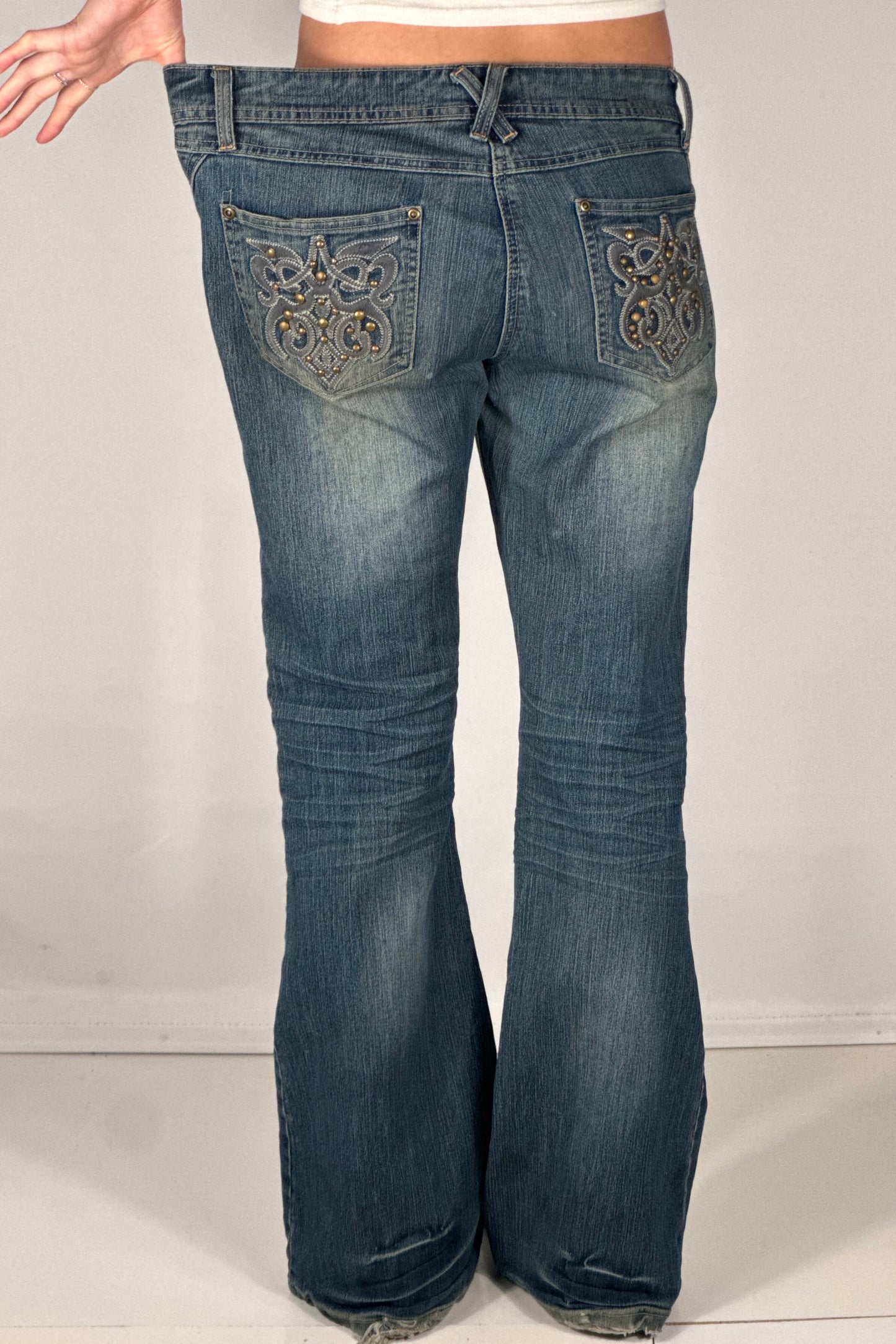 Lågmidjade jeans stl: L
