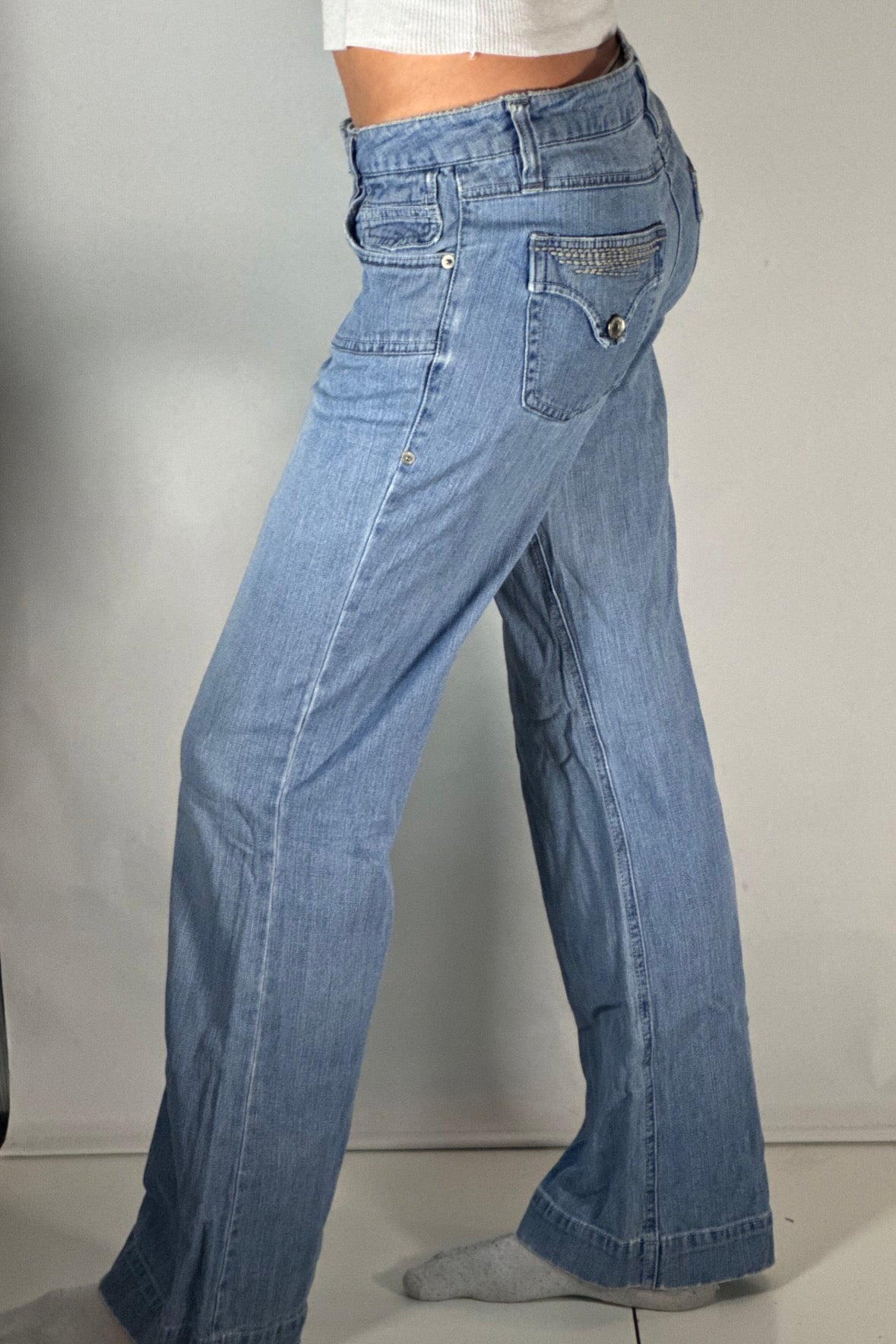 Lågmidjade jeans stl: S