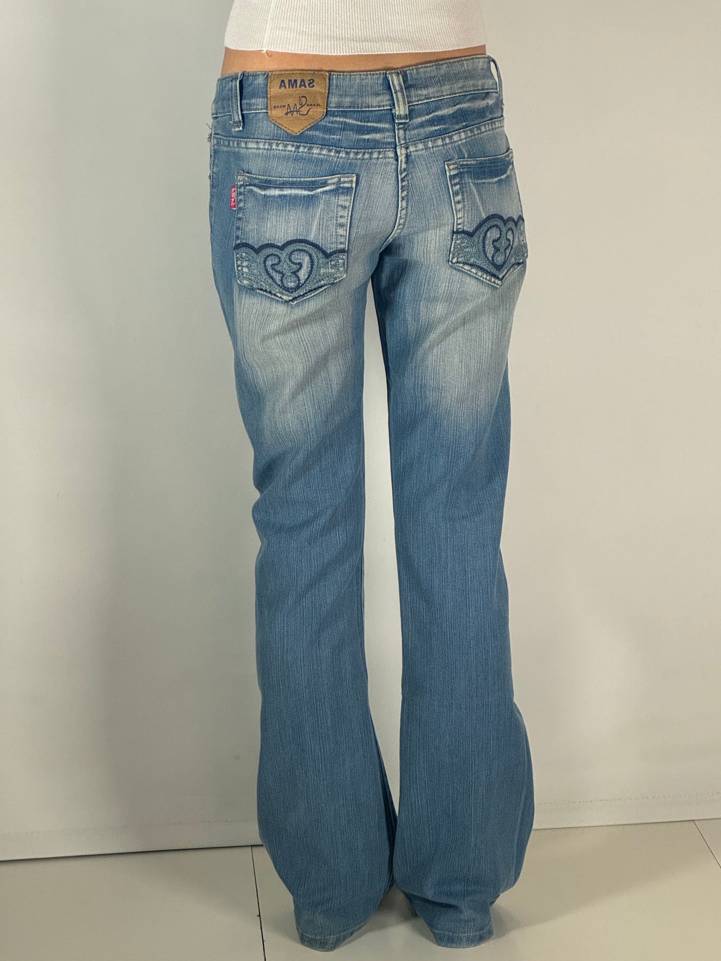 Lågmidjade jeans stl: S