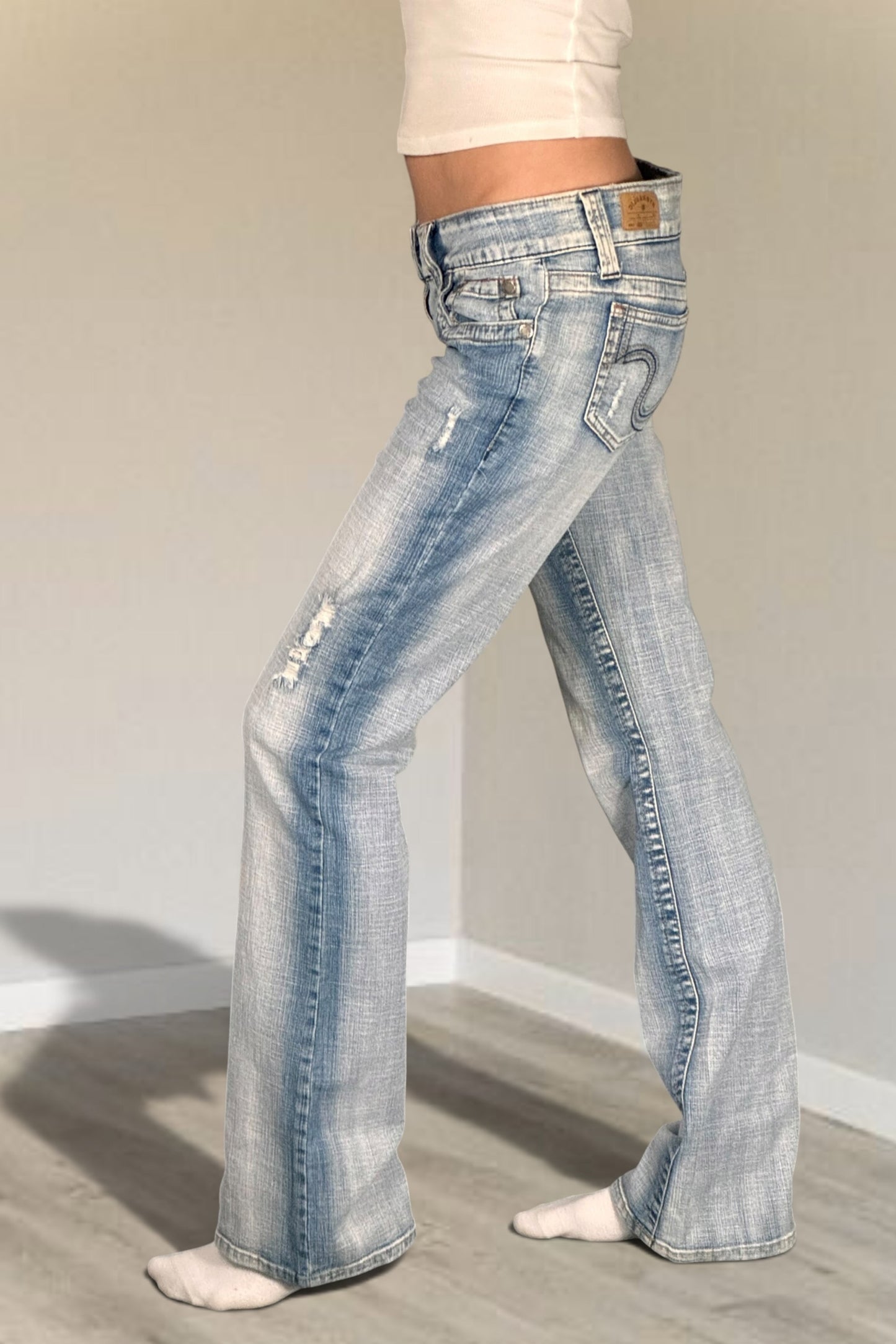 Lågmidjade jeans stl: S