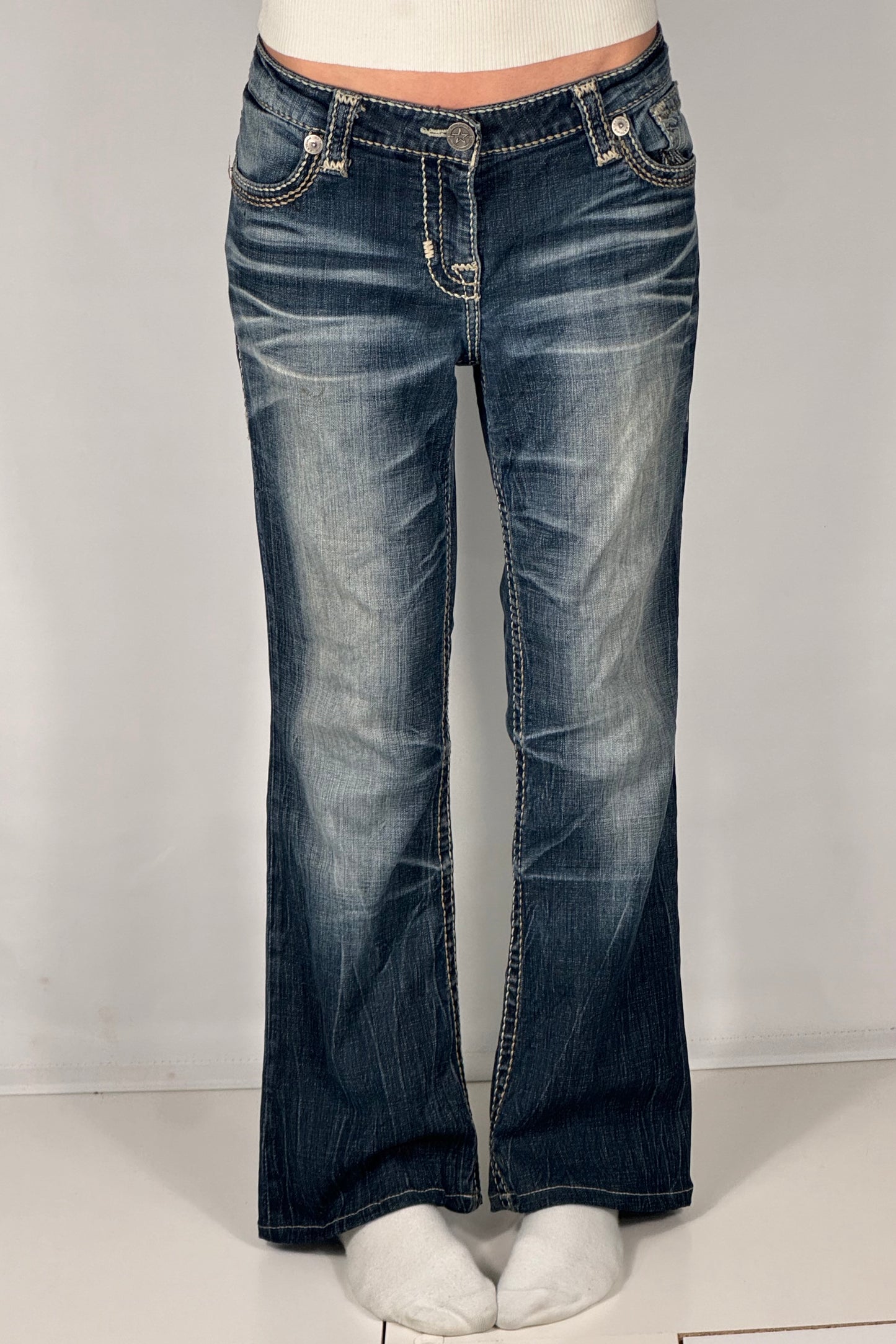 Lågmidjade jeans stl: L