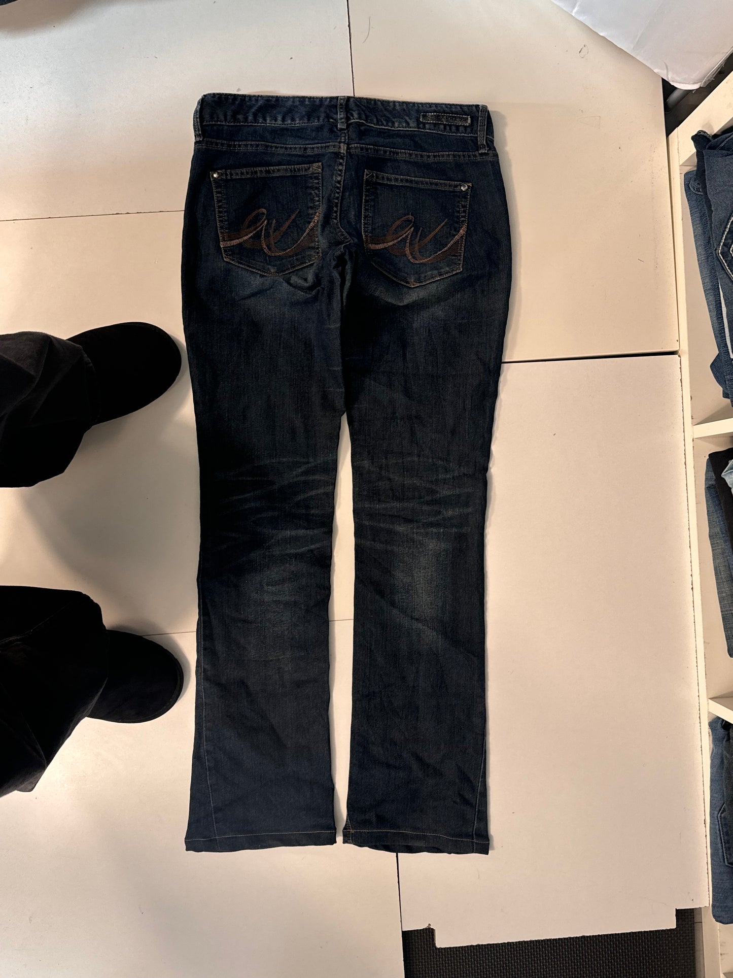 Lavtaljede jeans str: S