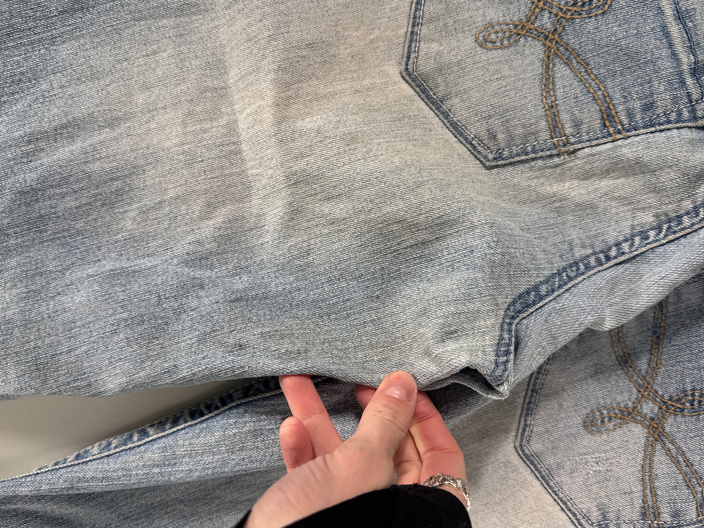 Lågmidjade jeans stl: S/M