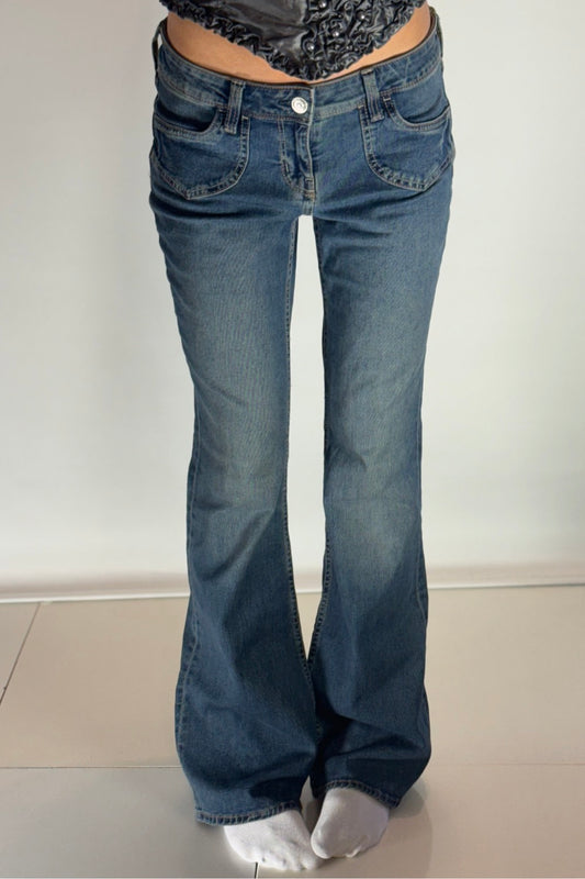 Lågmidjade jeans stl: S
