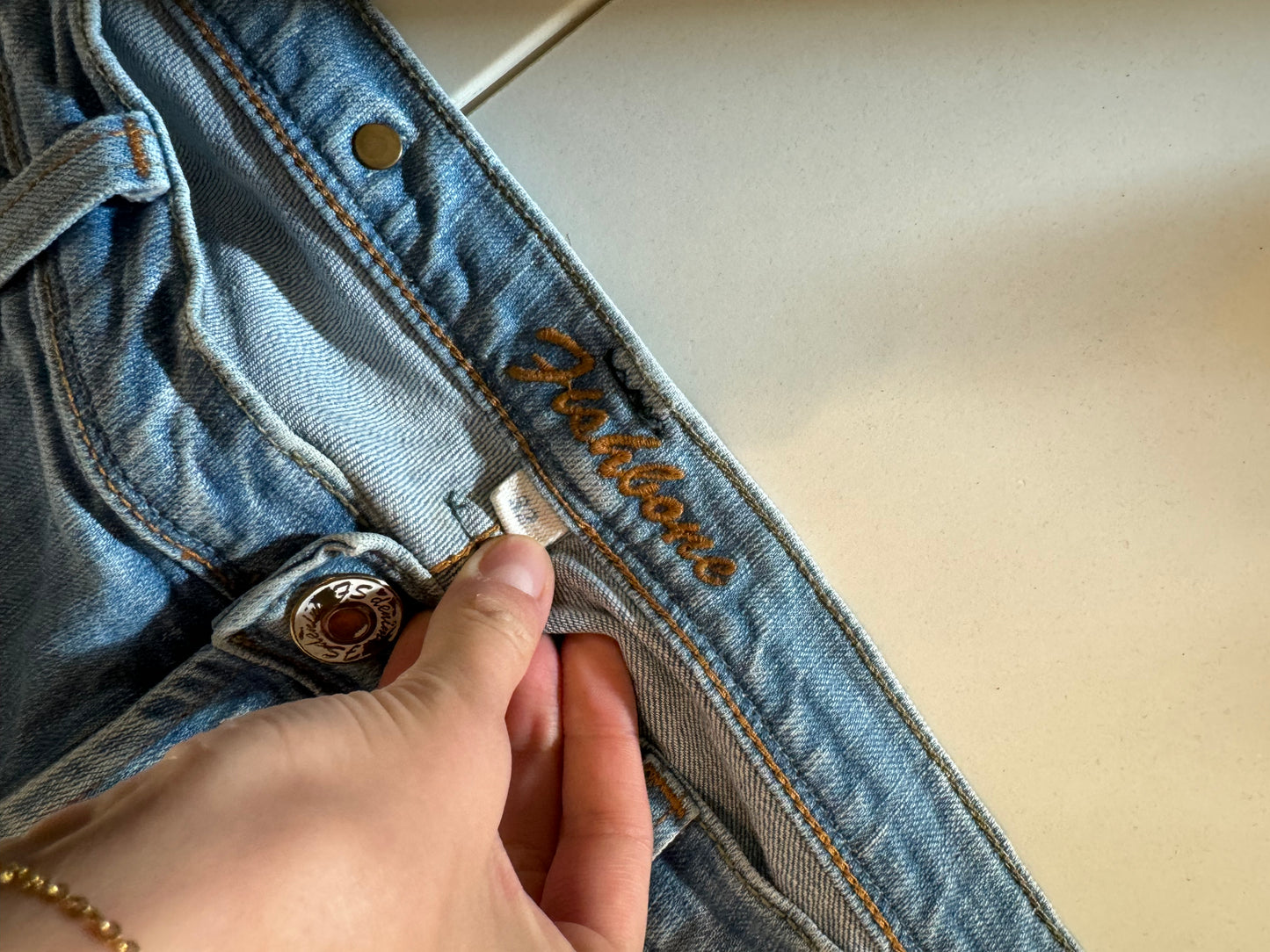 Lågmidjade jeans stl: L