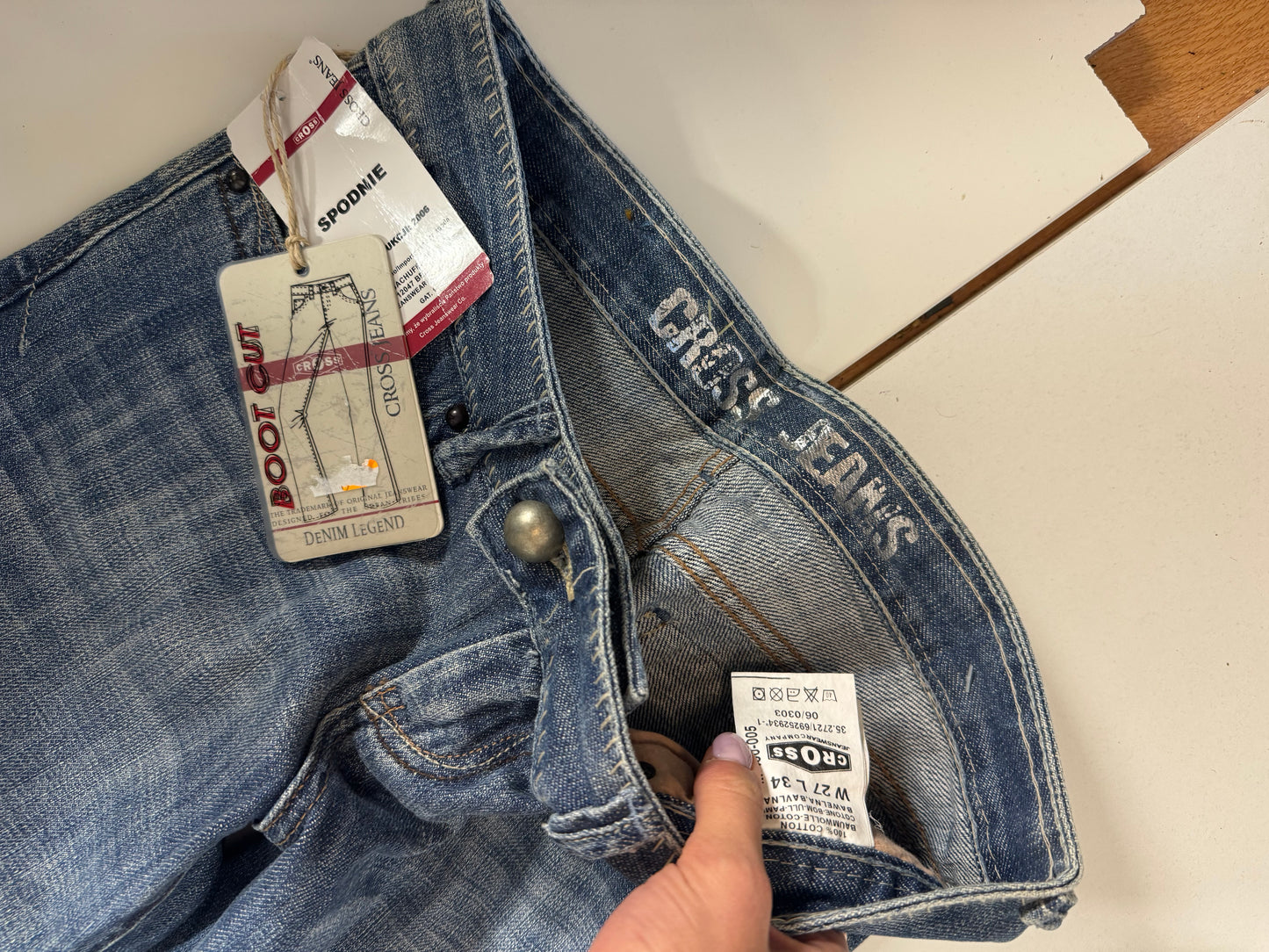 Lågmidjade jeans stl: S
