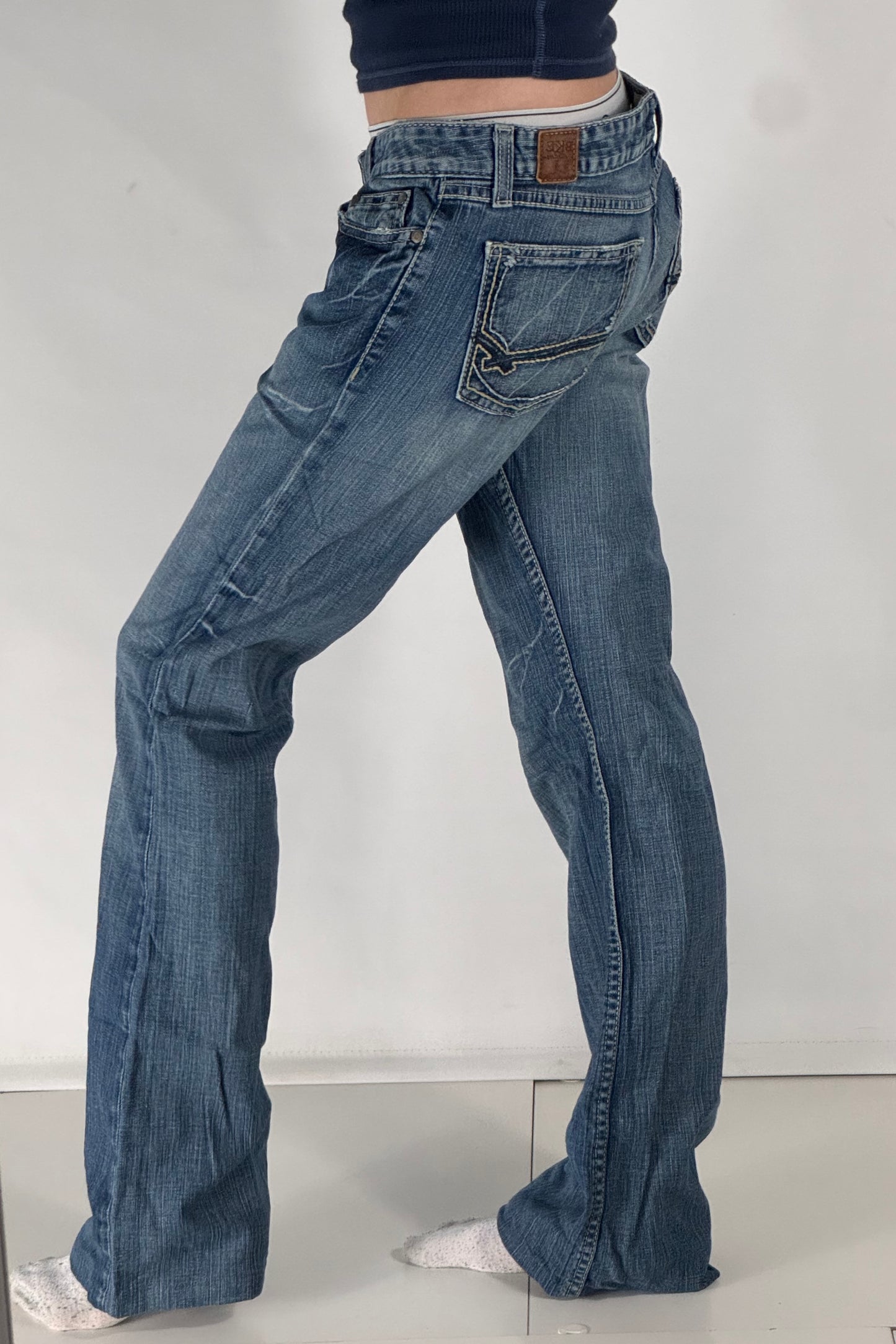 Lågmidjade jeans stl: S