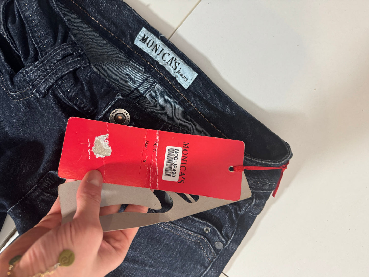 Lågmidjade jeans stl: XS