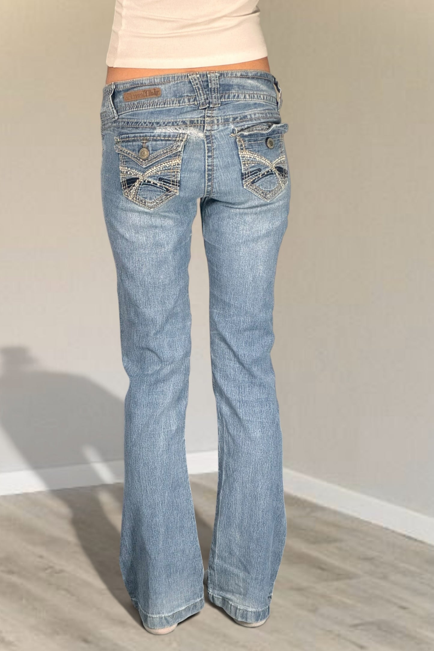 Lågmidjade jeans stl: XS