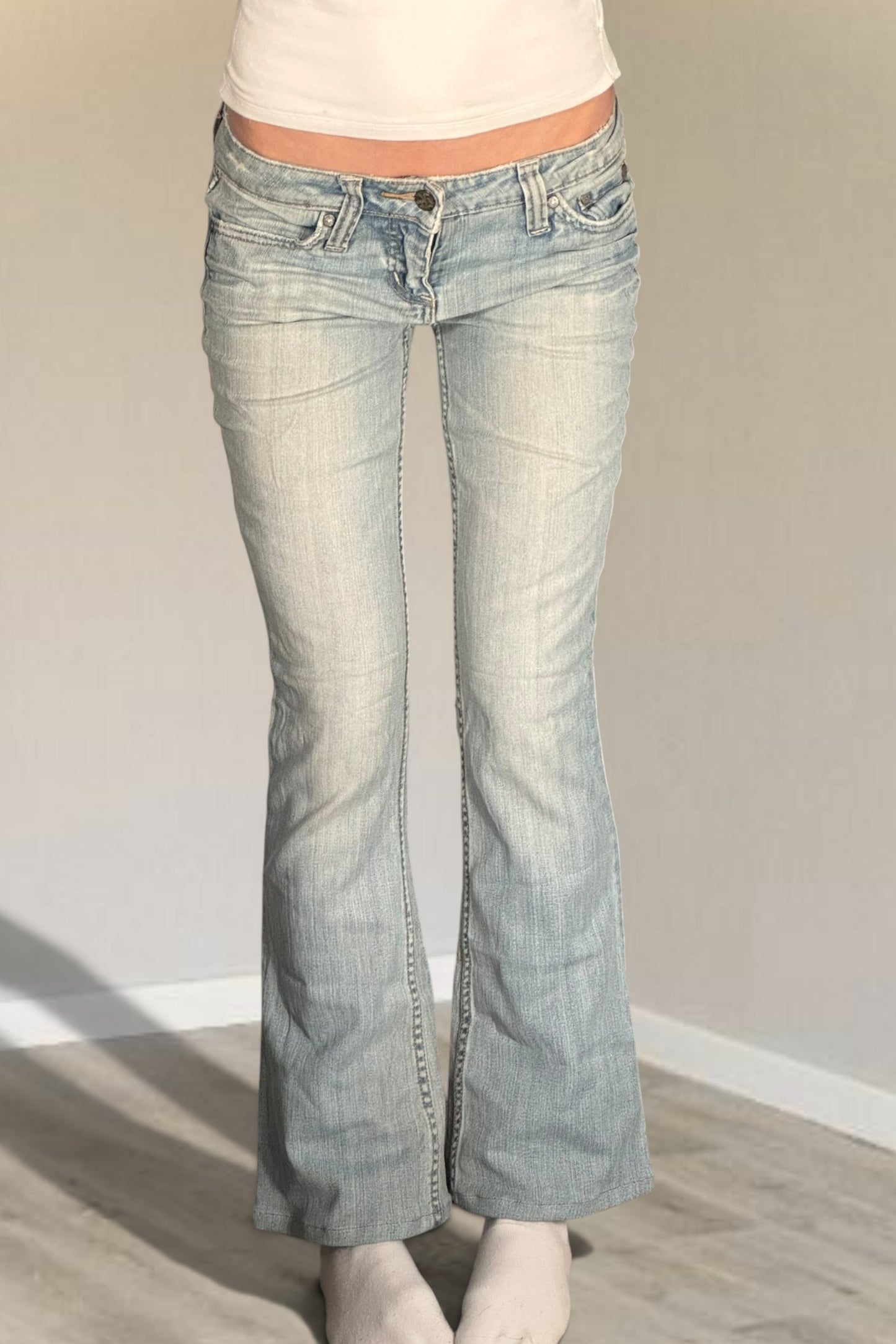Lågmidjade jeans stl: XS