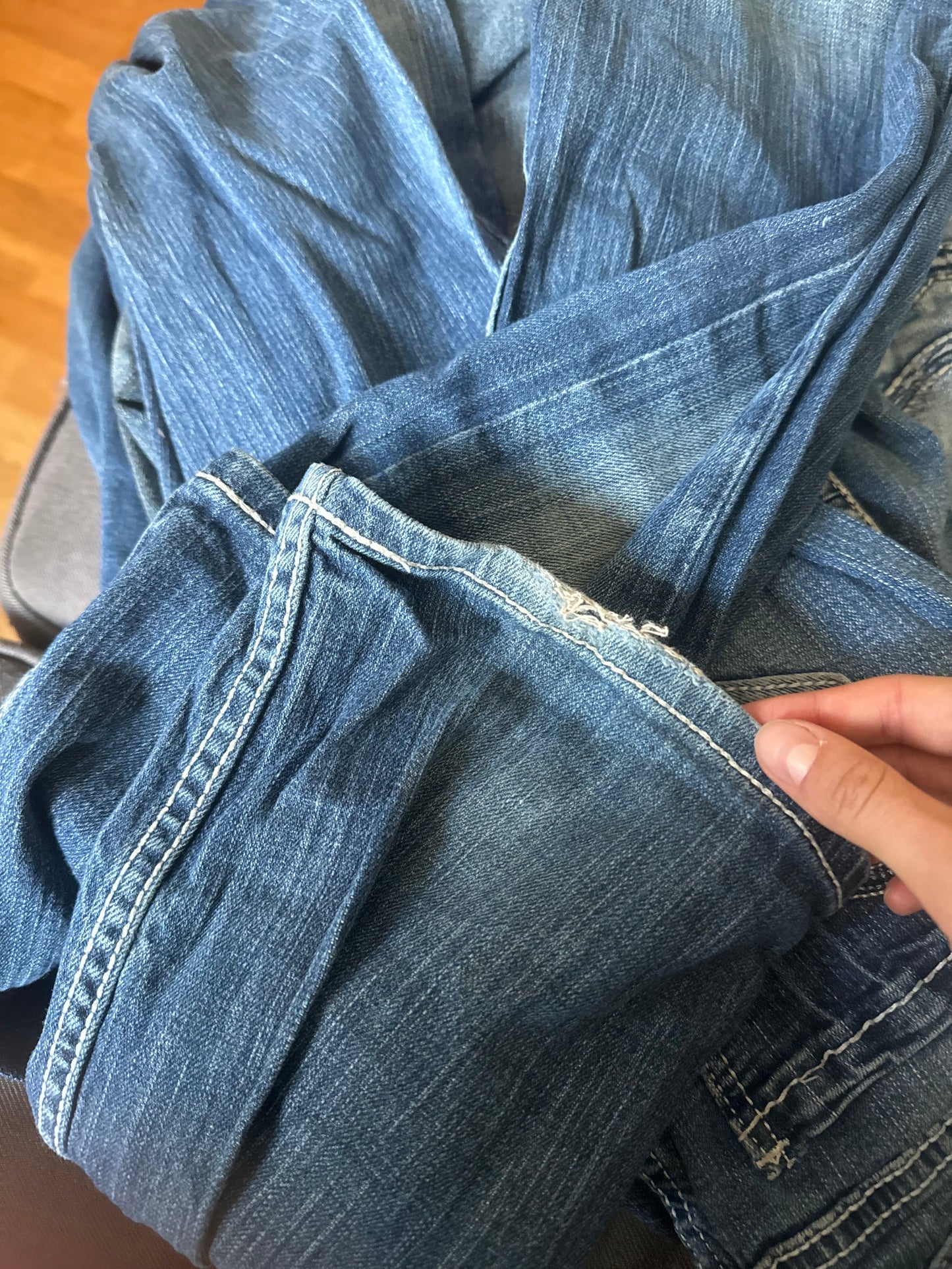 Lågmidjade jeans stl: XS
