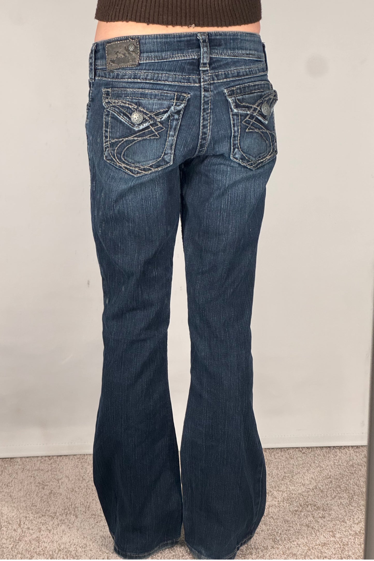 Lågmidjade jeans stl: XS