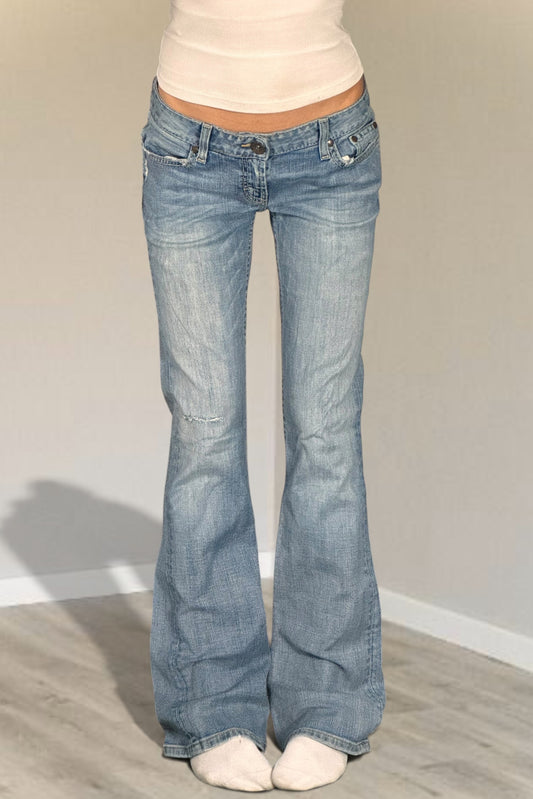 Lågmidjade jeans stl: M