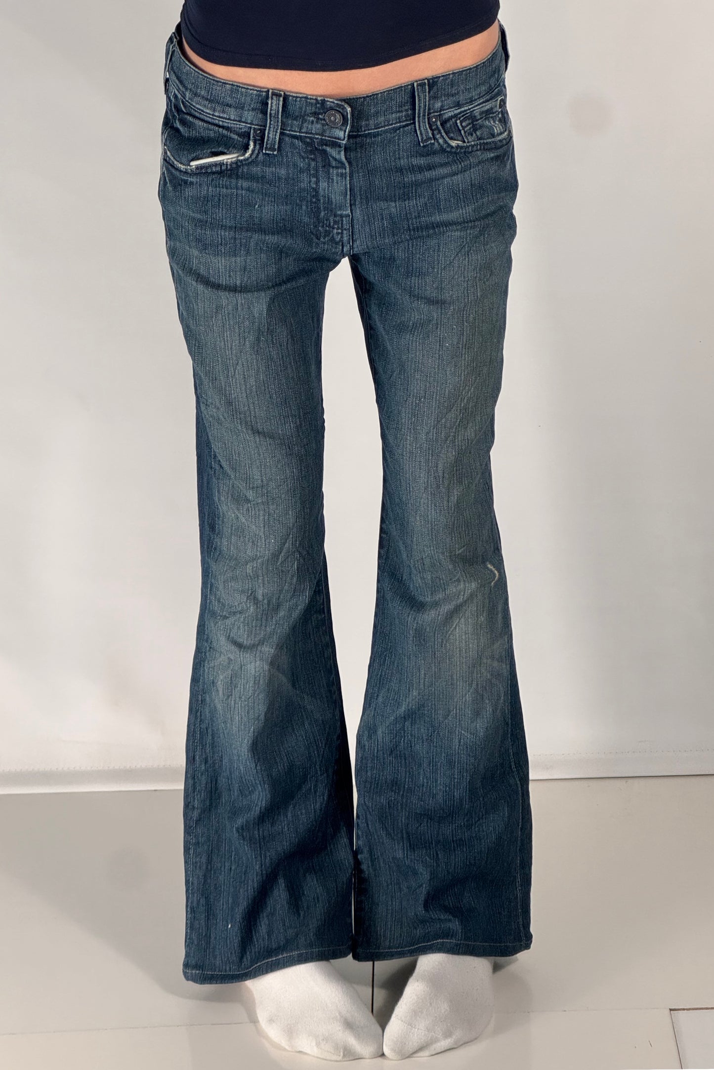 Lågmidjade jeans stl: S/M