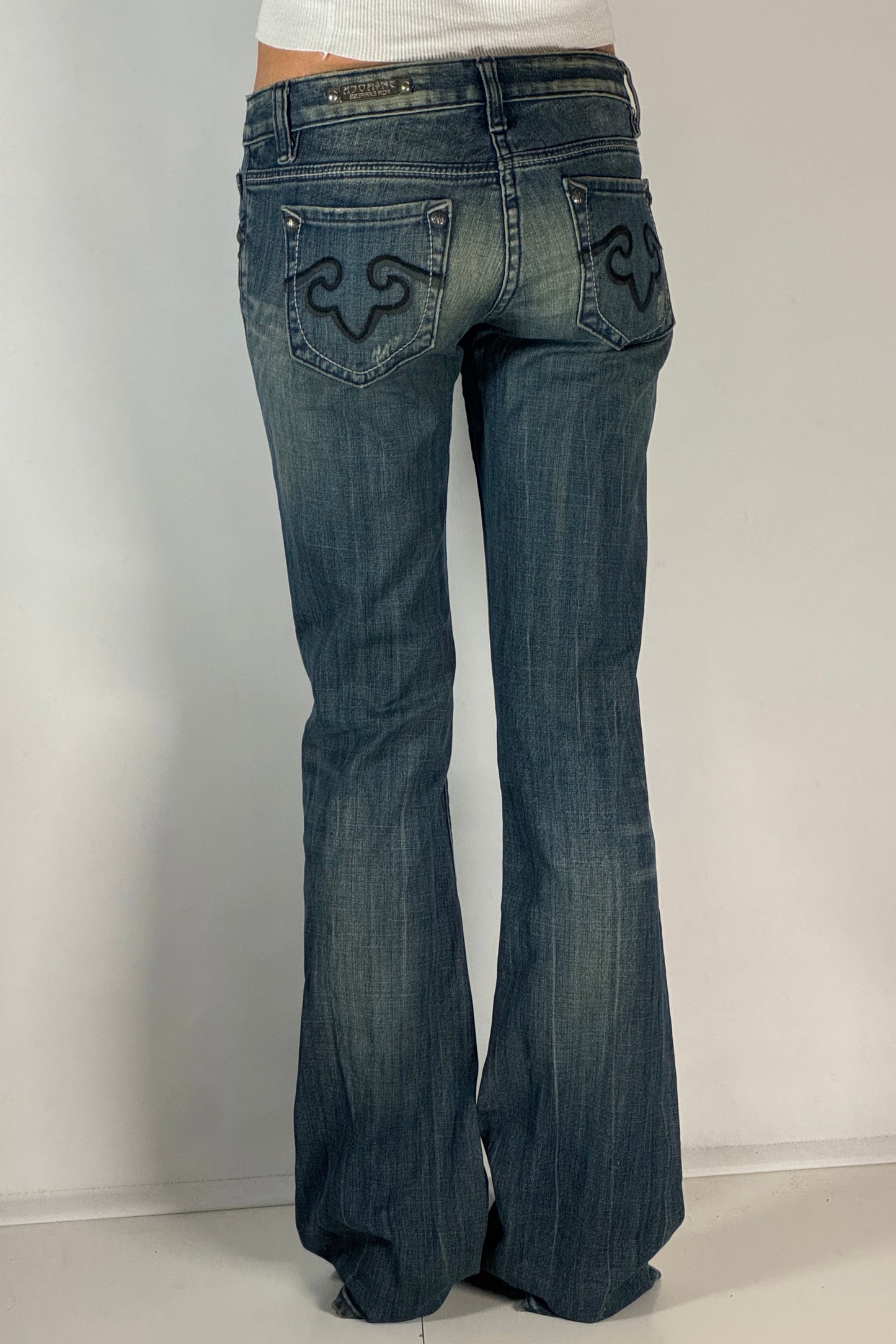 Lågmidjade jeans stl: S