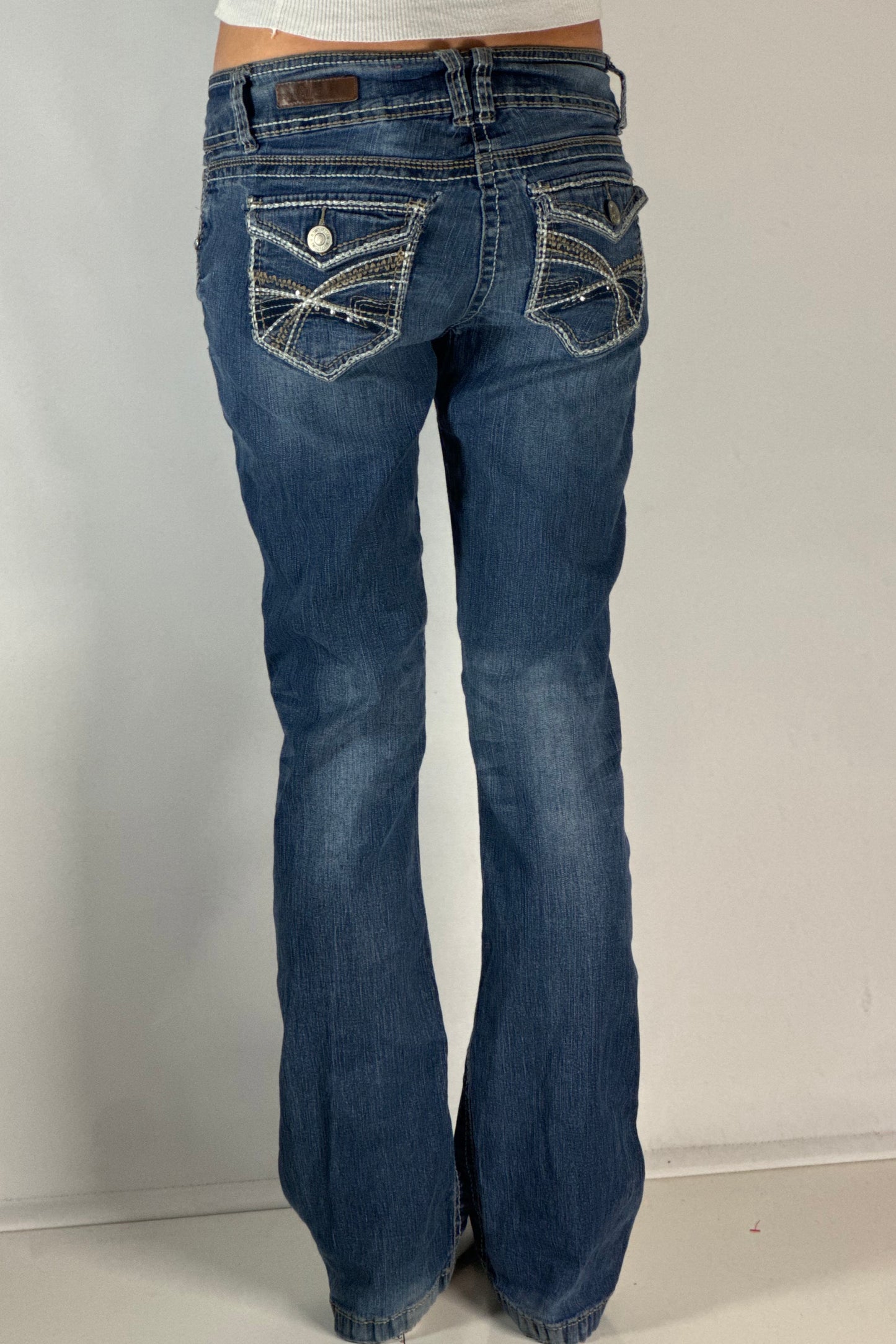 Lågmidjade jeans stl: S
