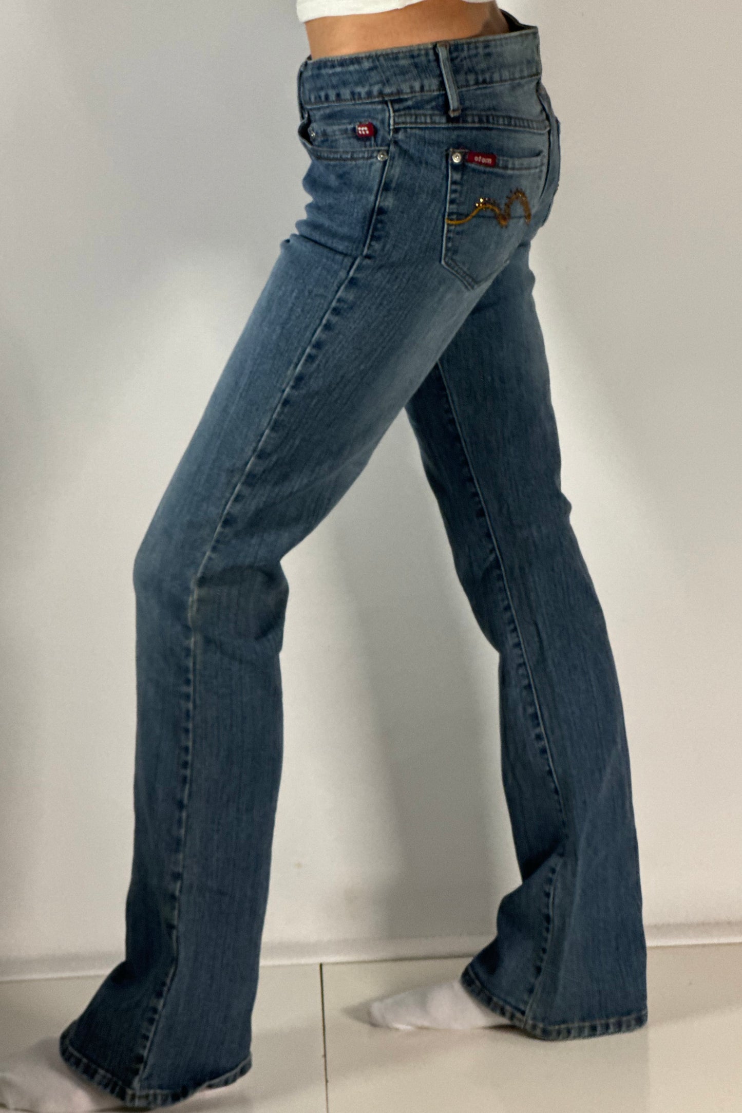 Lågmidjade jeans stl: XS/S