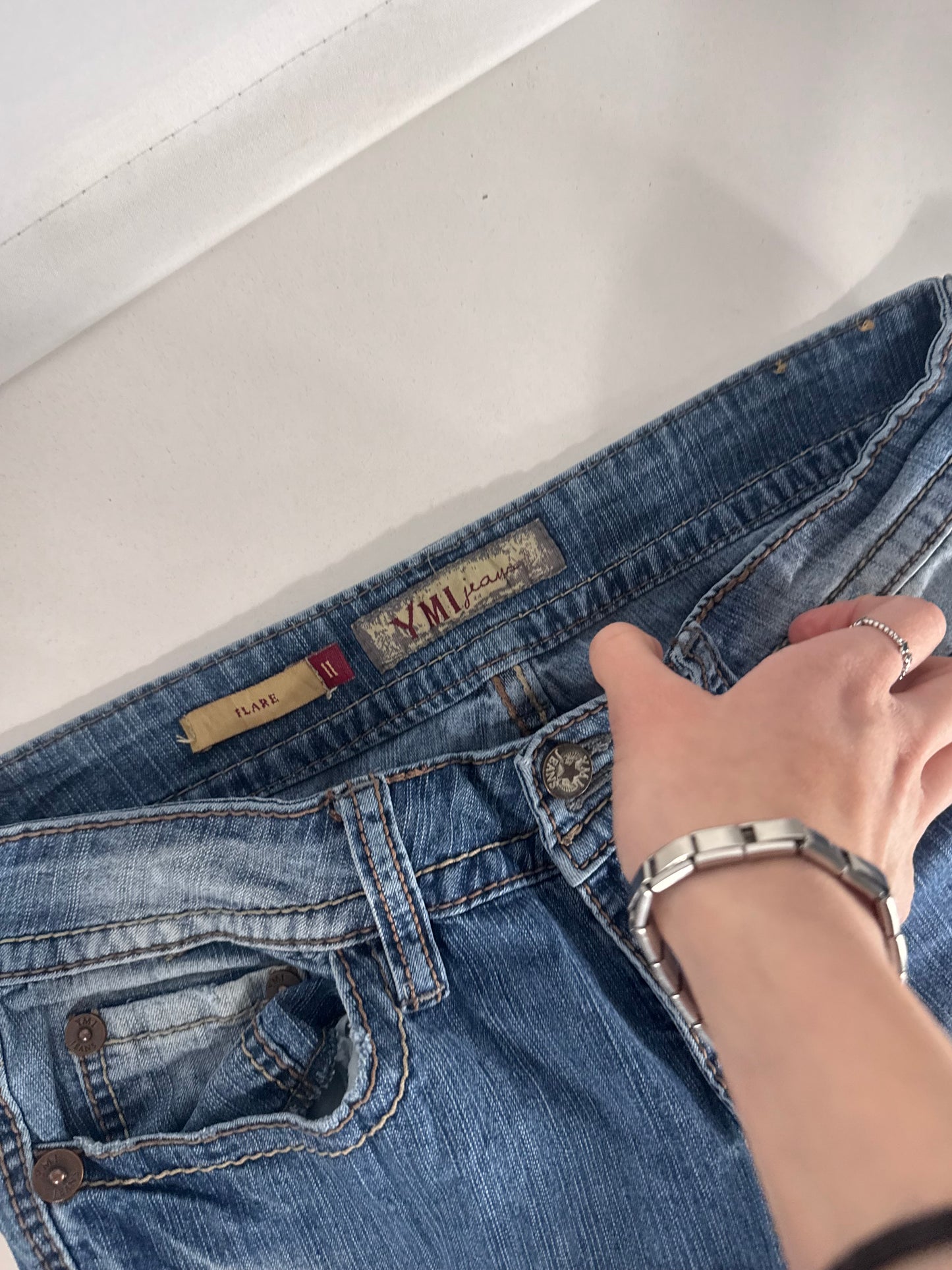 Lågmidjade jeans stl: M