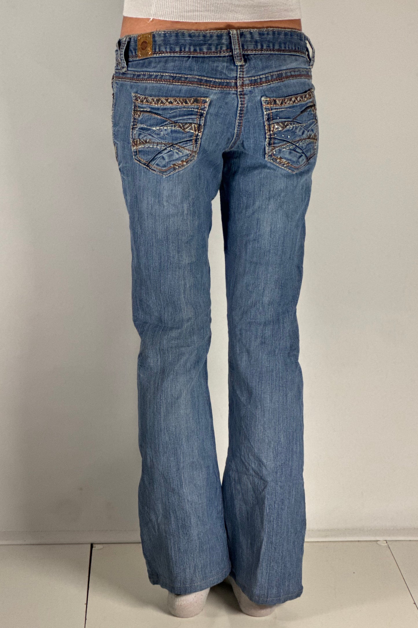 Lågmidjade jeans stl: S