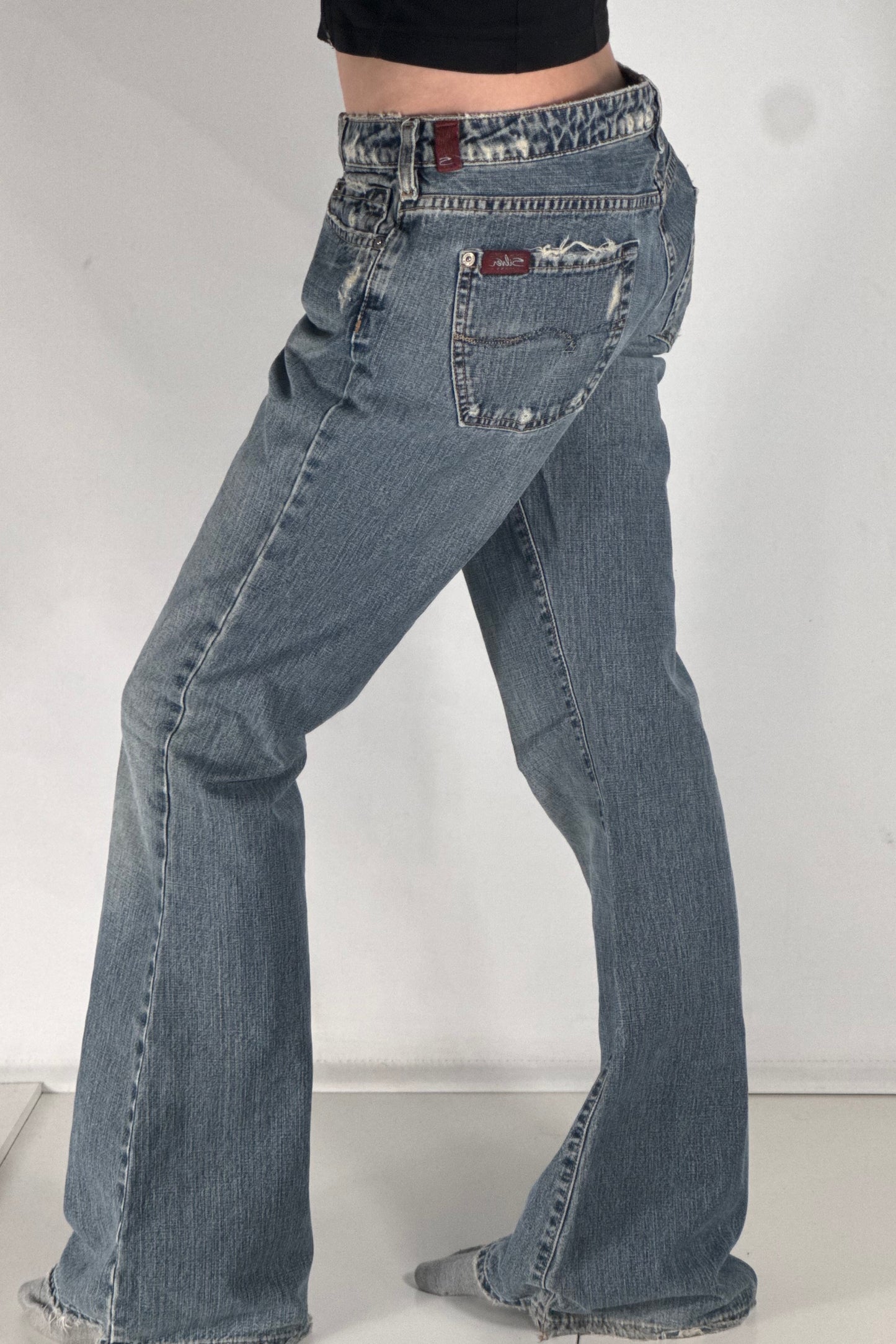 Lågmidjade jeans stl: M