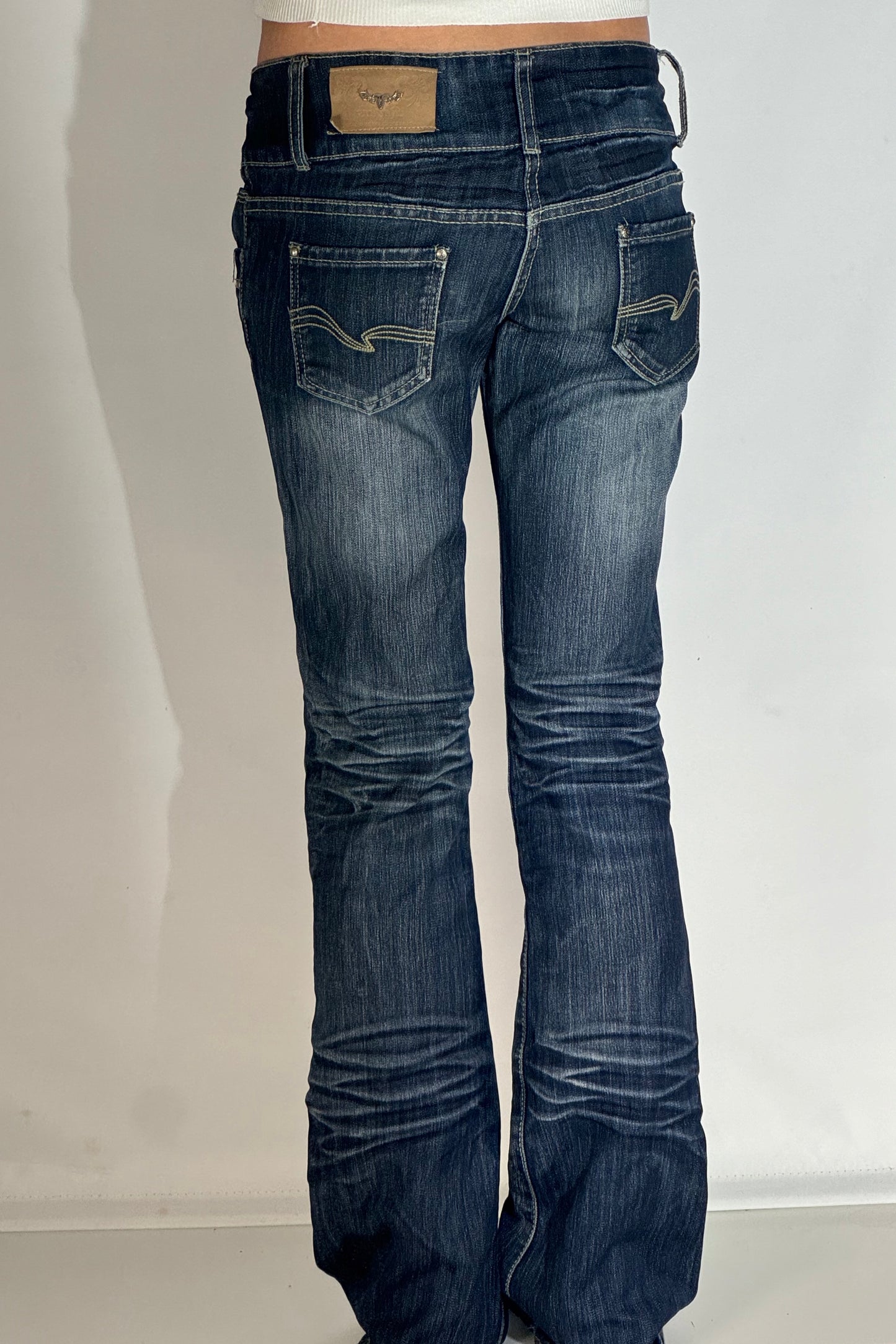 Lågmidjade jeans stl: S
