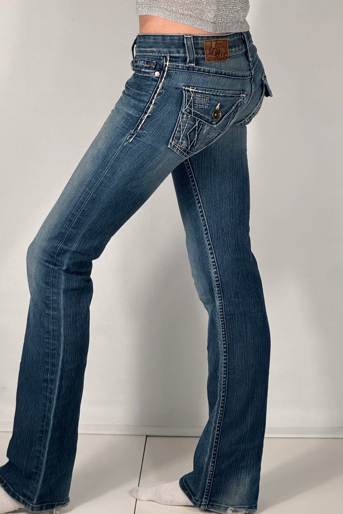 Lågmidjade jeans stl: XS