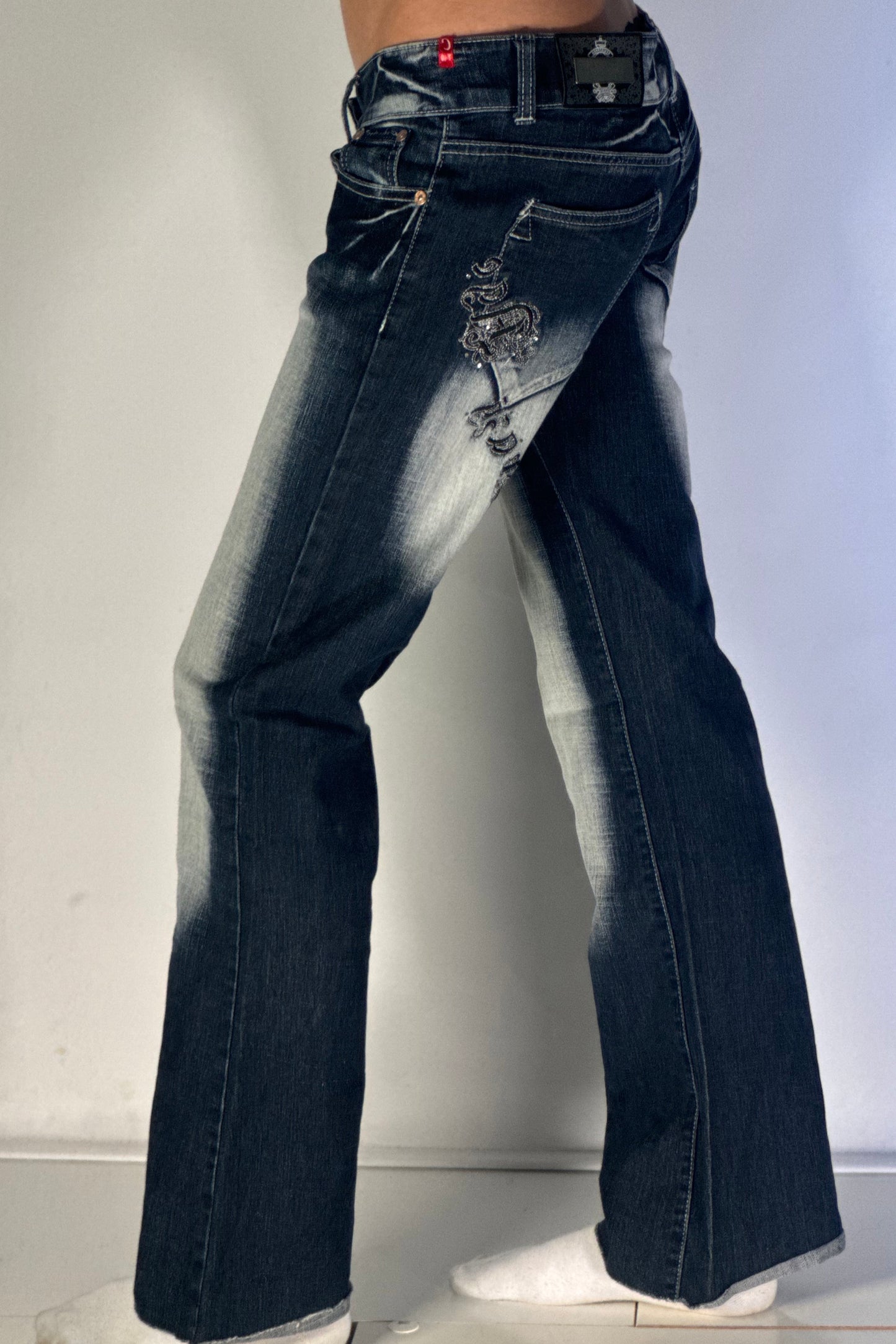 Lågmidjade jeans stl: S