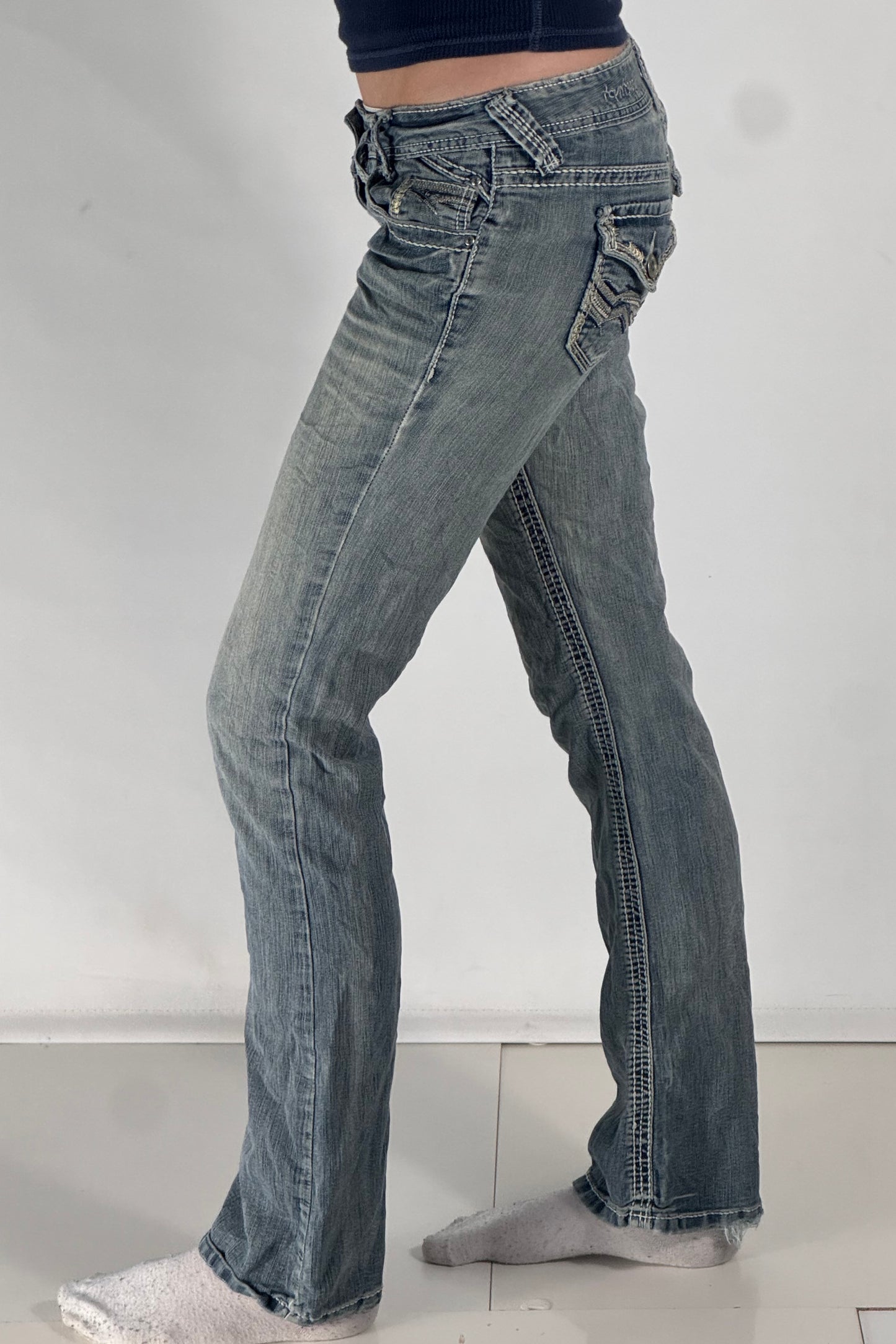 Lågmidjade jeans stl: XS