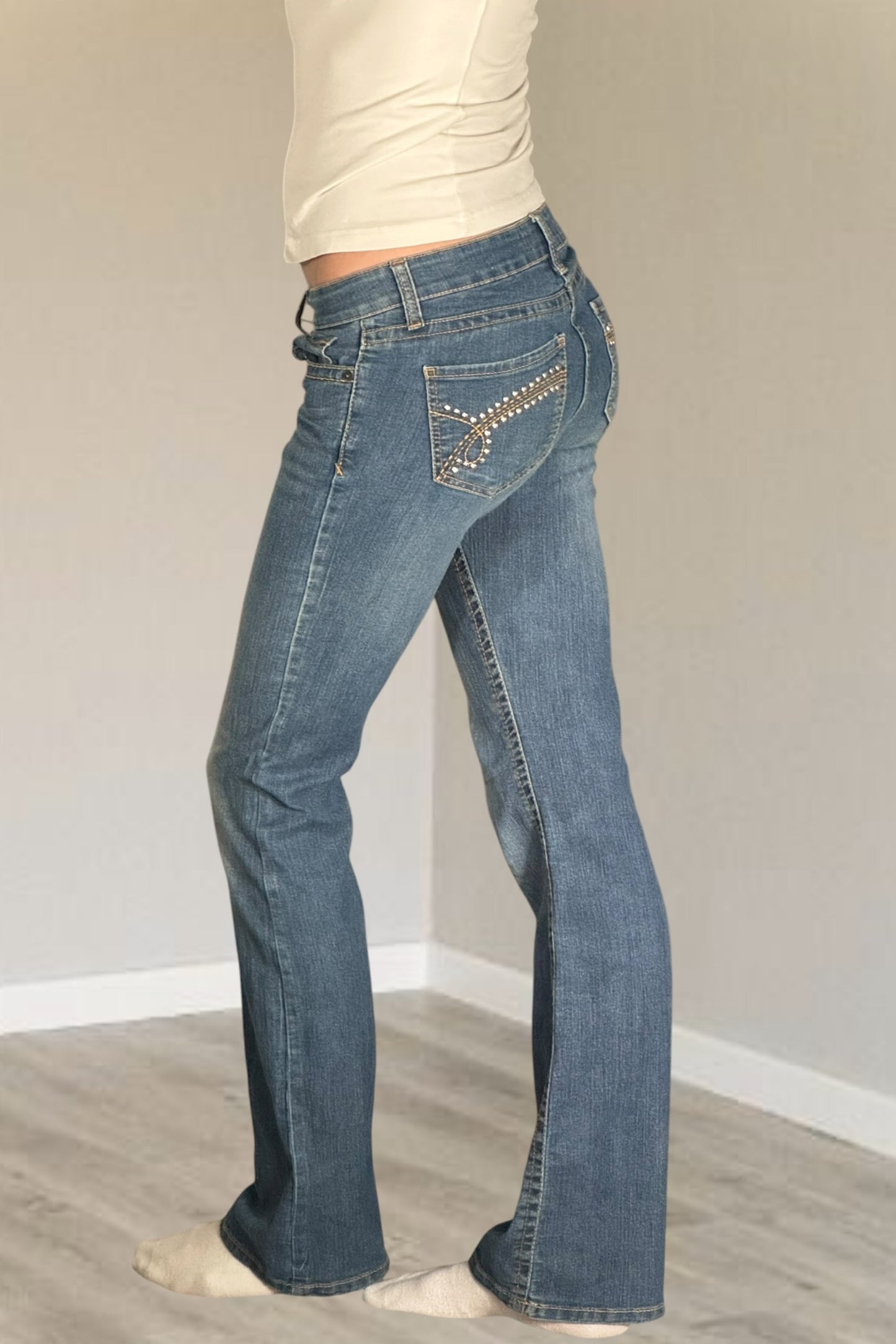 Lågmidjade jeans stl: XXS