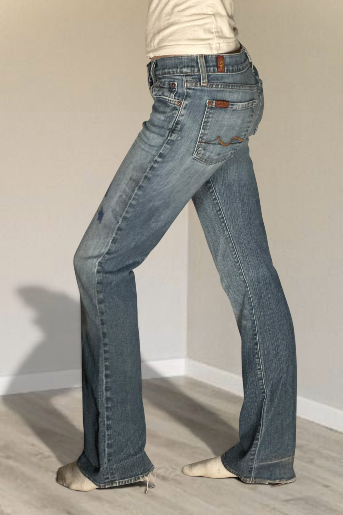 Lågmidjade jeans stl: XS