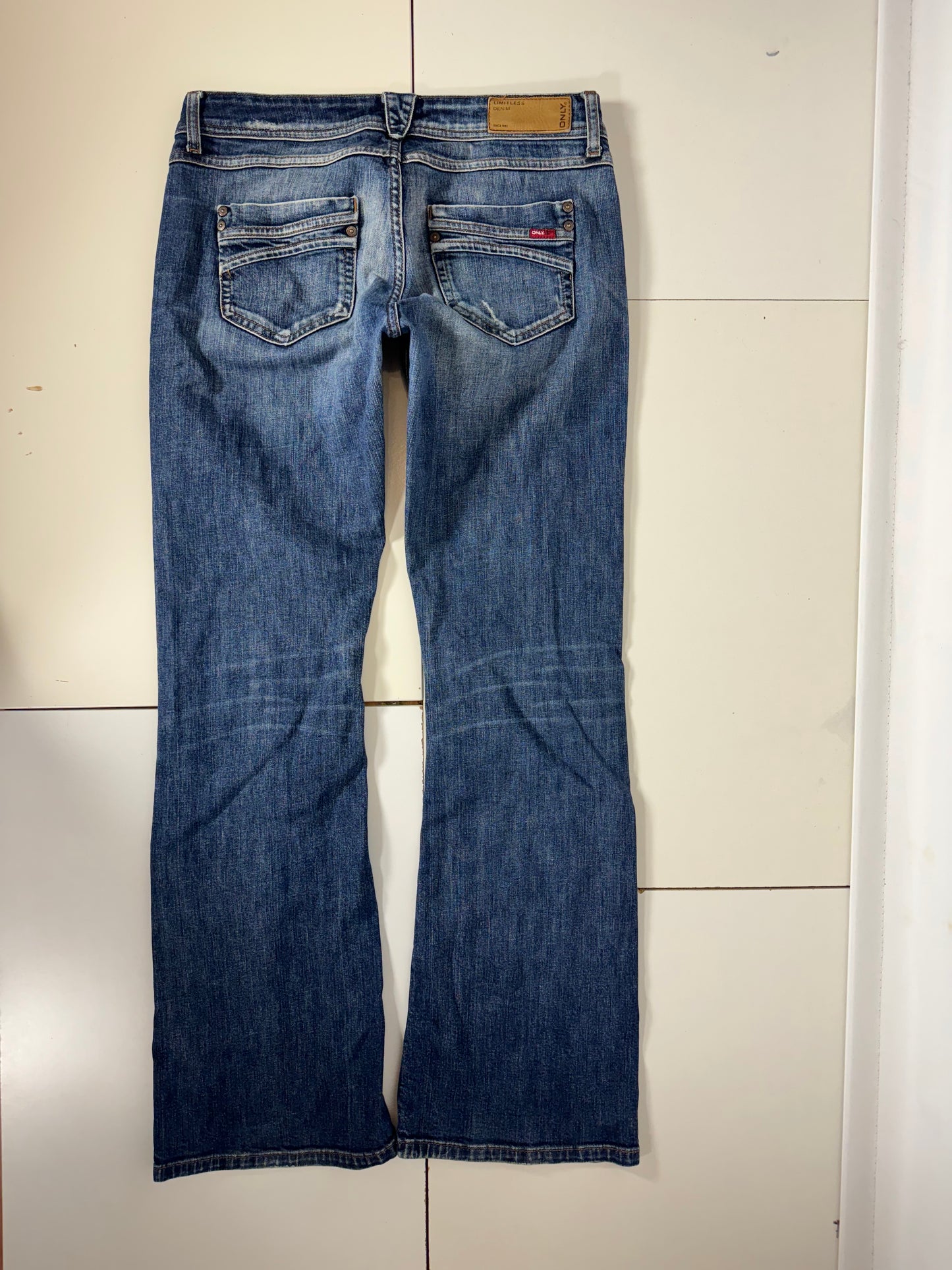 Lågmidjade jeans stl: S/M