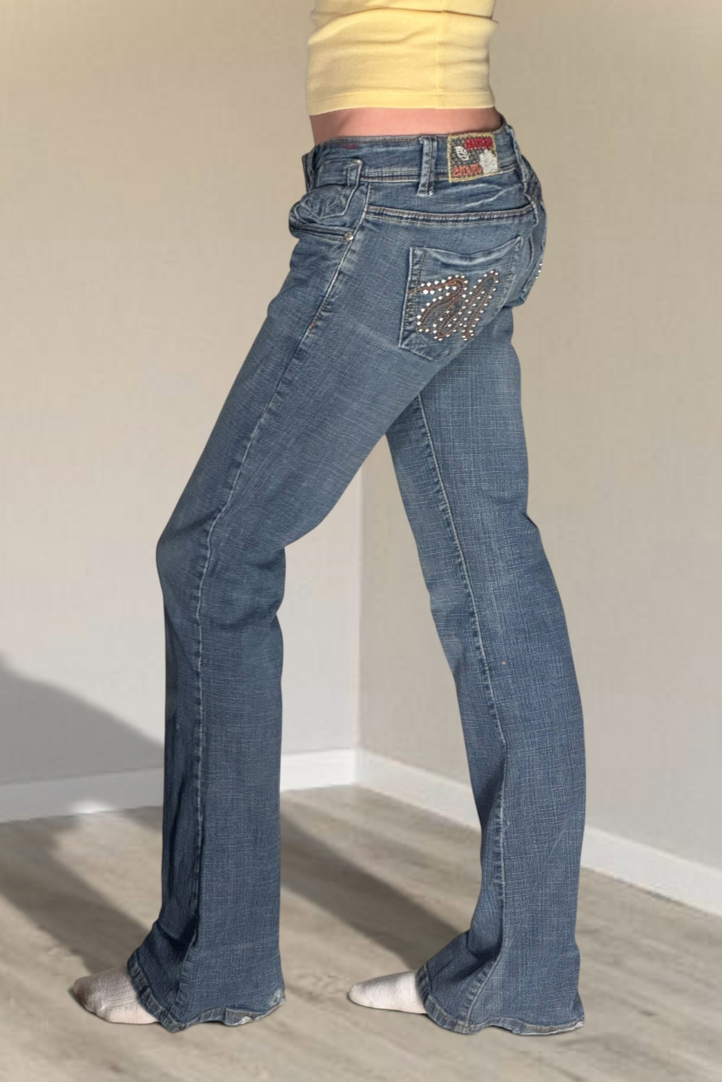 Lågmidjade jeans stl: XS