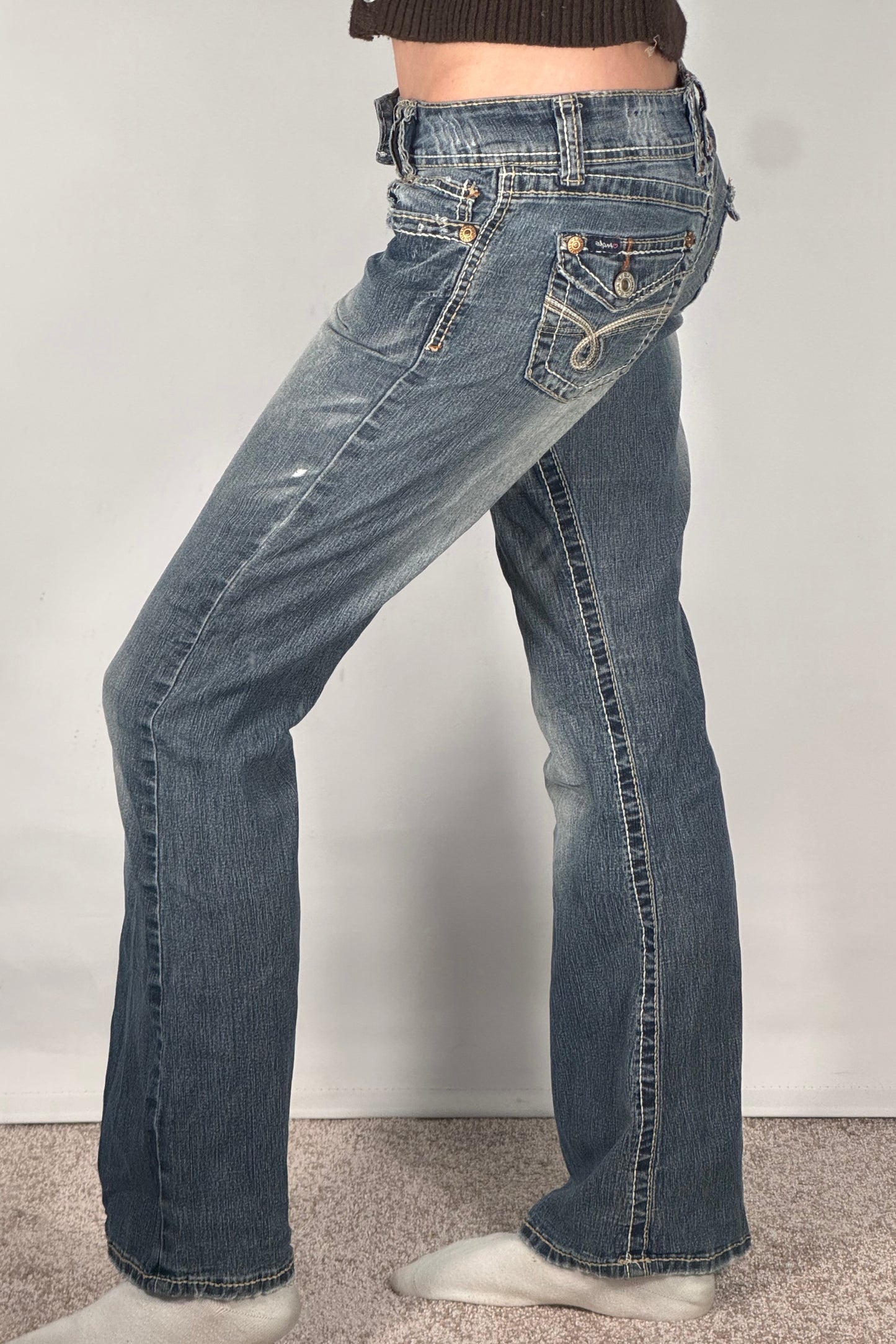 Lavtaljede jeans str: XS